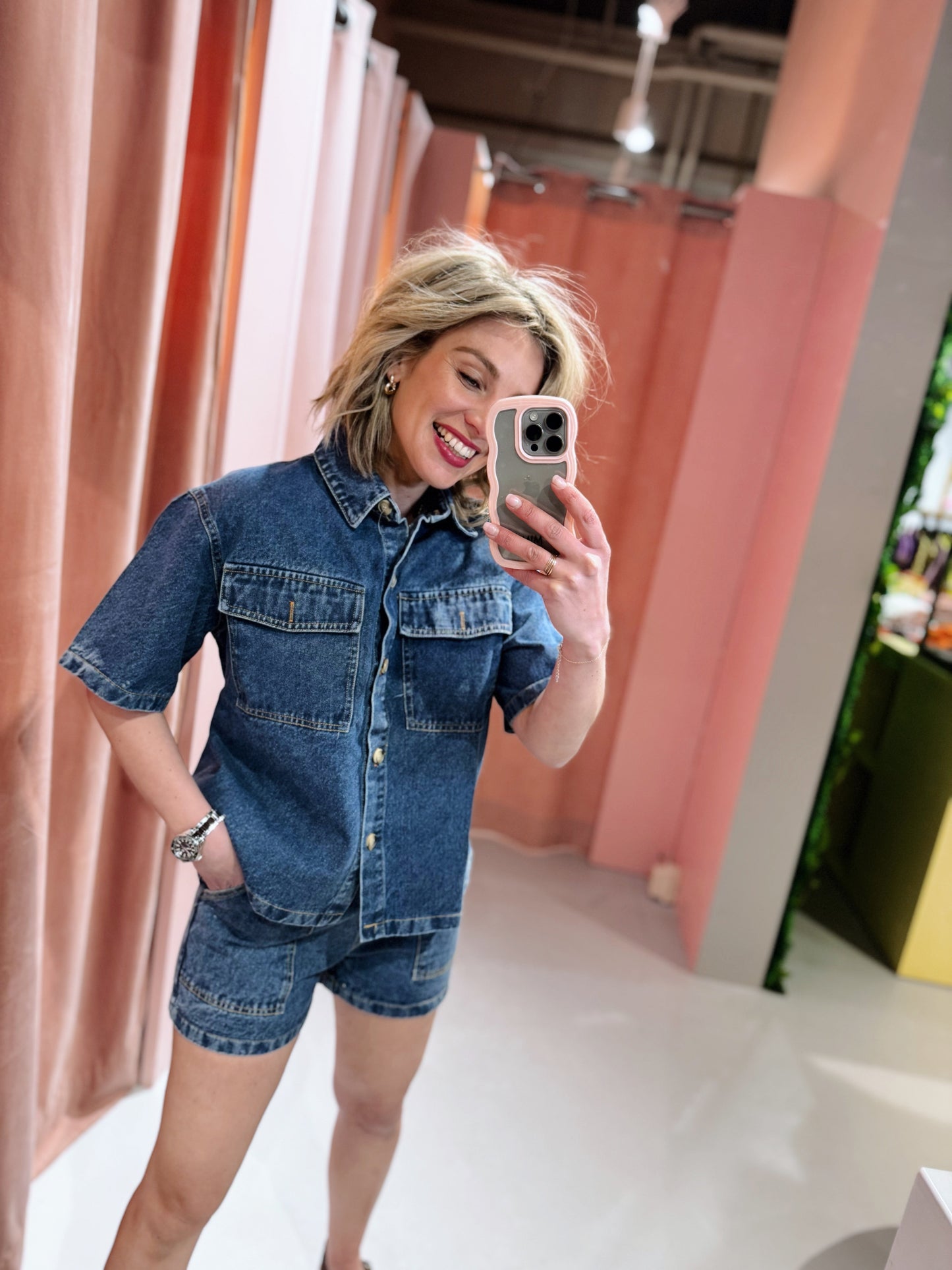 Orla Short - Donker Blauw