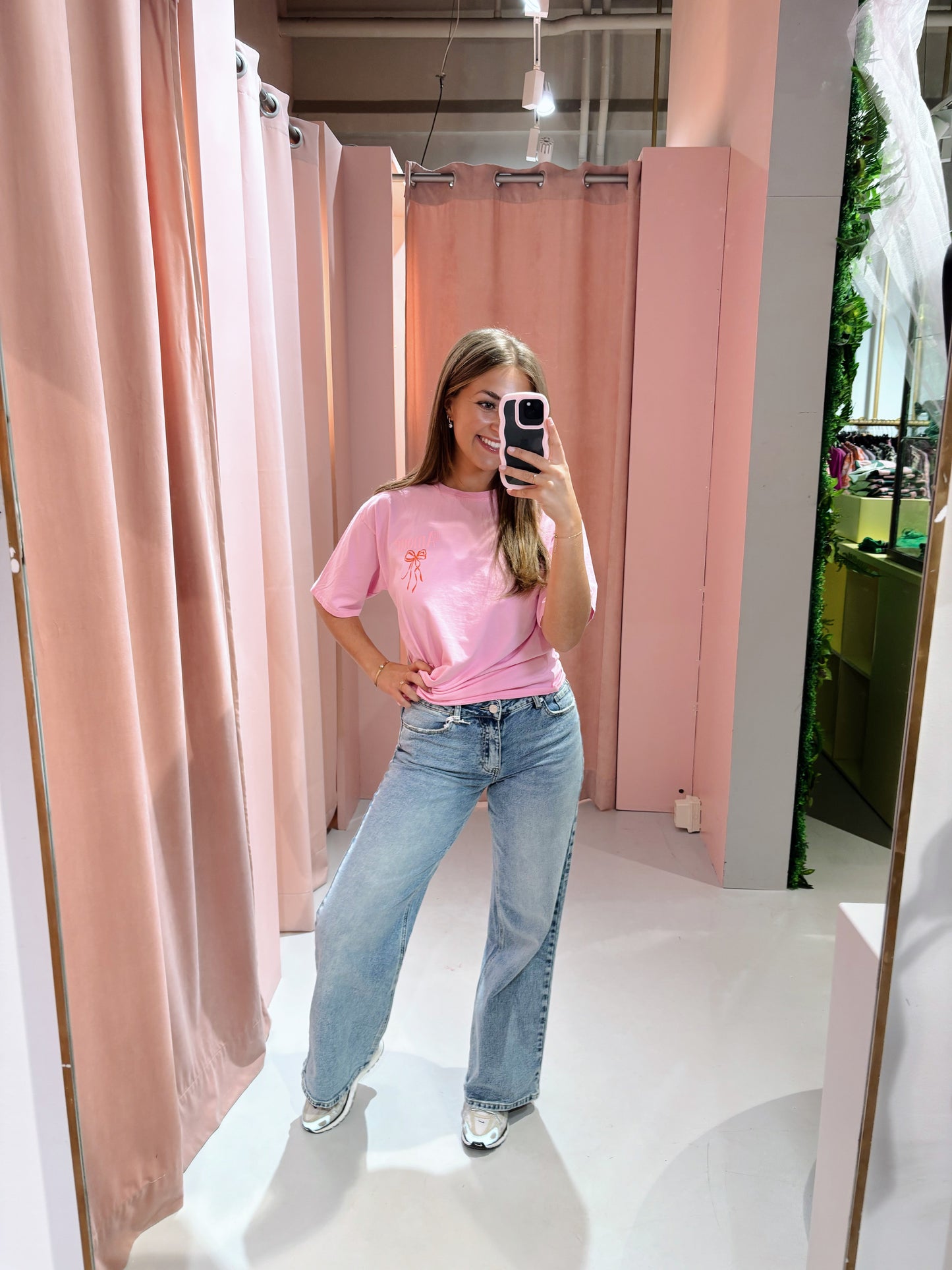 Thavi Wide-leg Jeans - Medium Blue