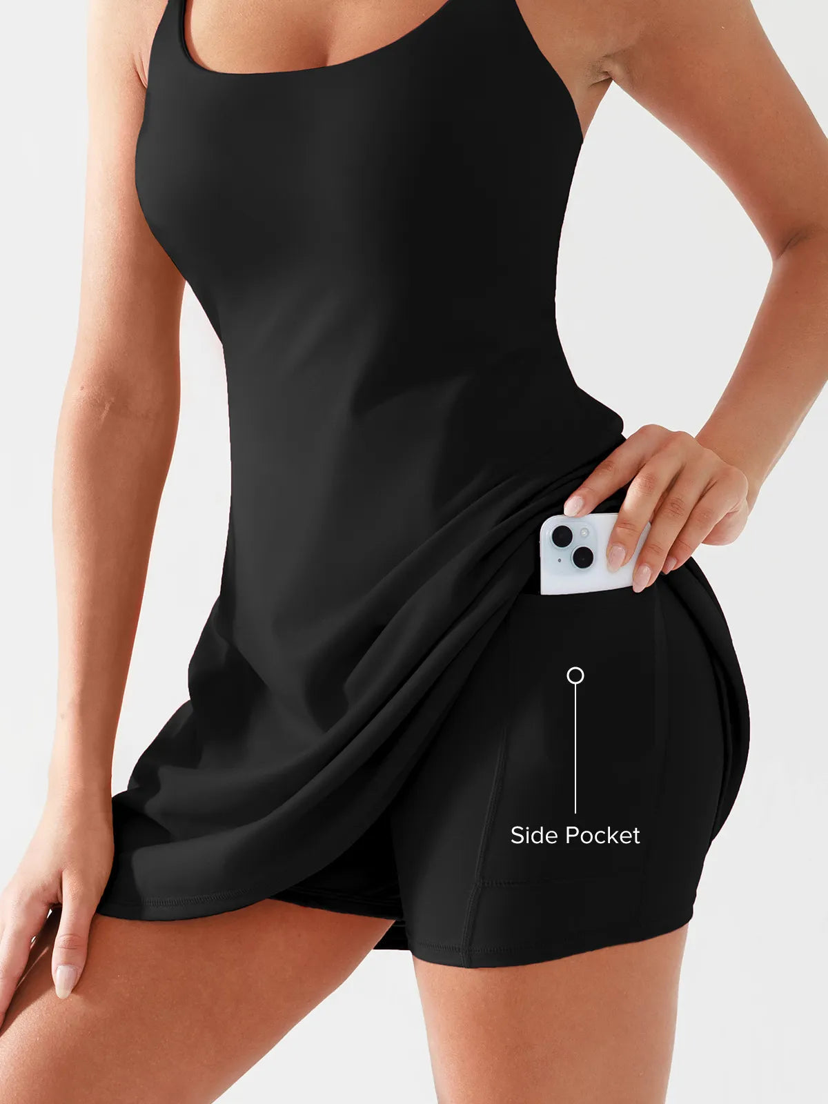 BRXL A-Line Cross-Back Tennis Dress