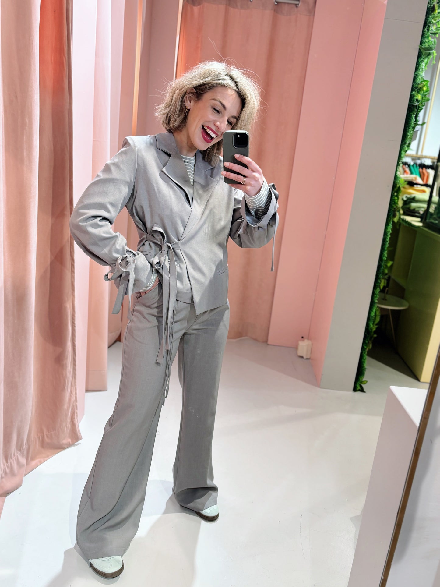 Flinn Pantalon - Grijs