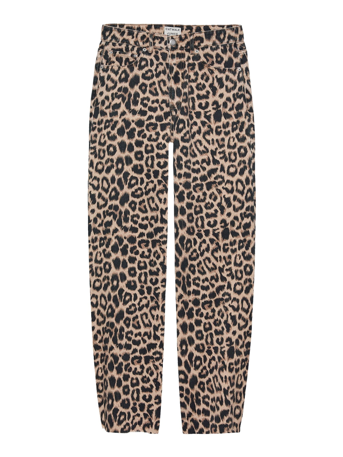 CATWALK JUNKIE - Barrel Fit Leopard Jeans