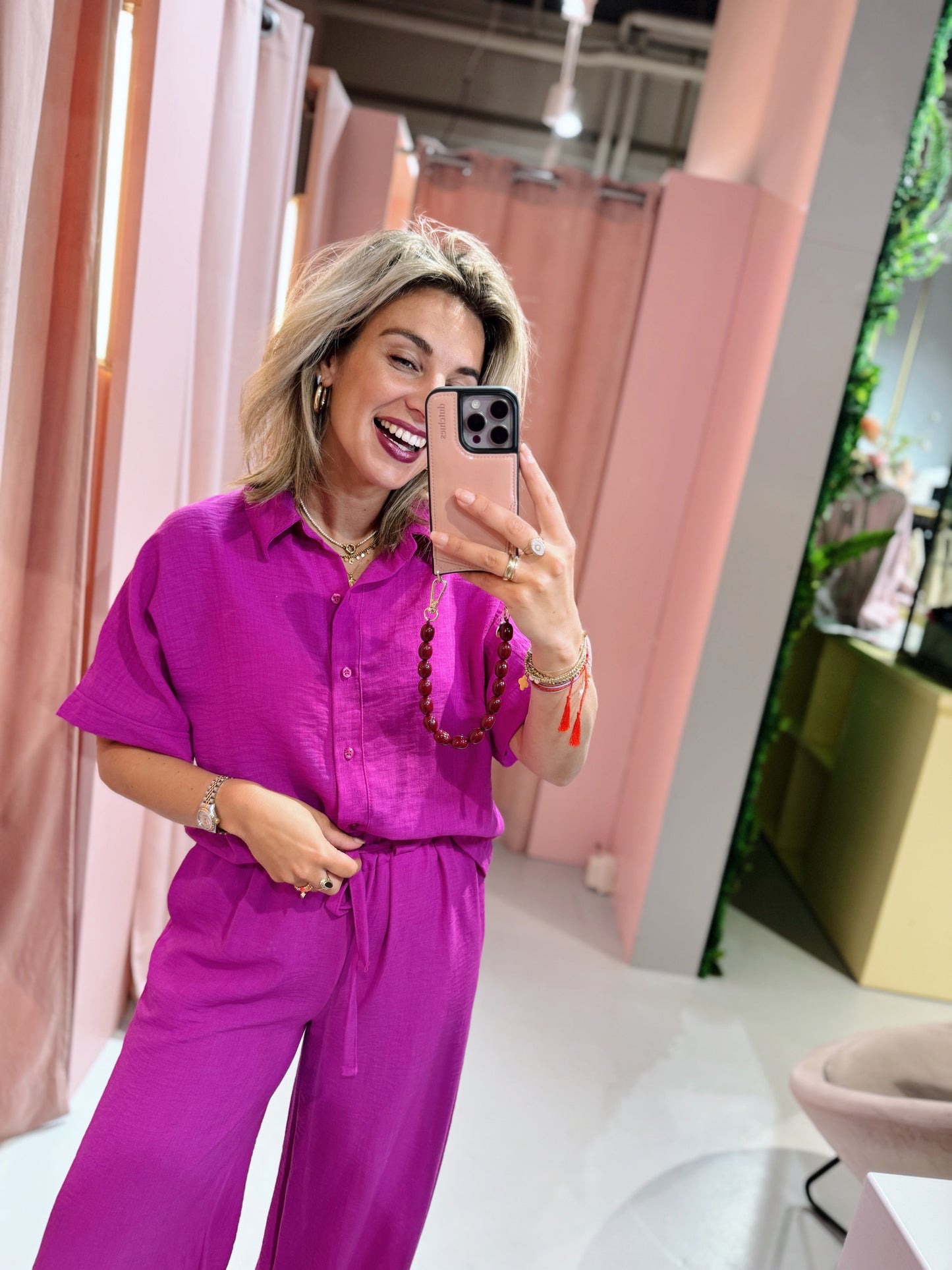 Kiani Pants - Magenta