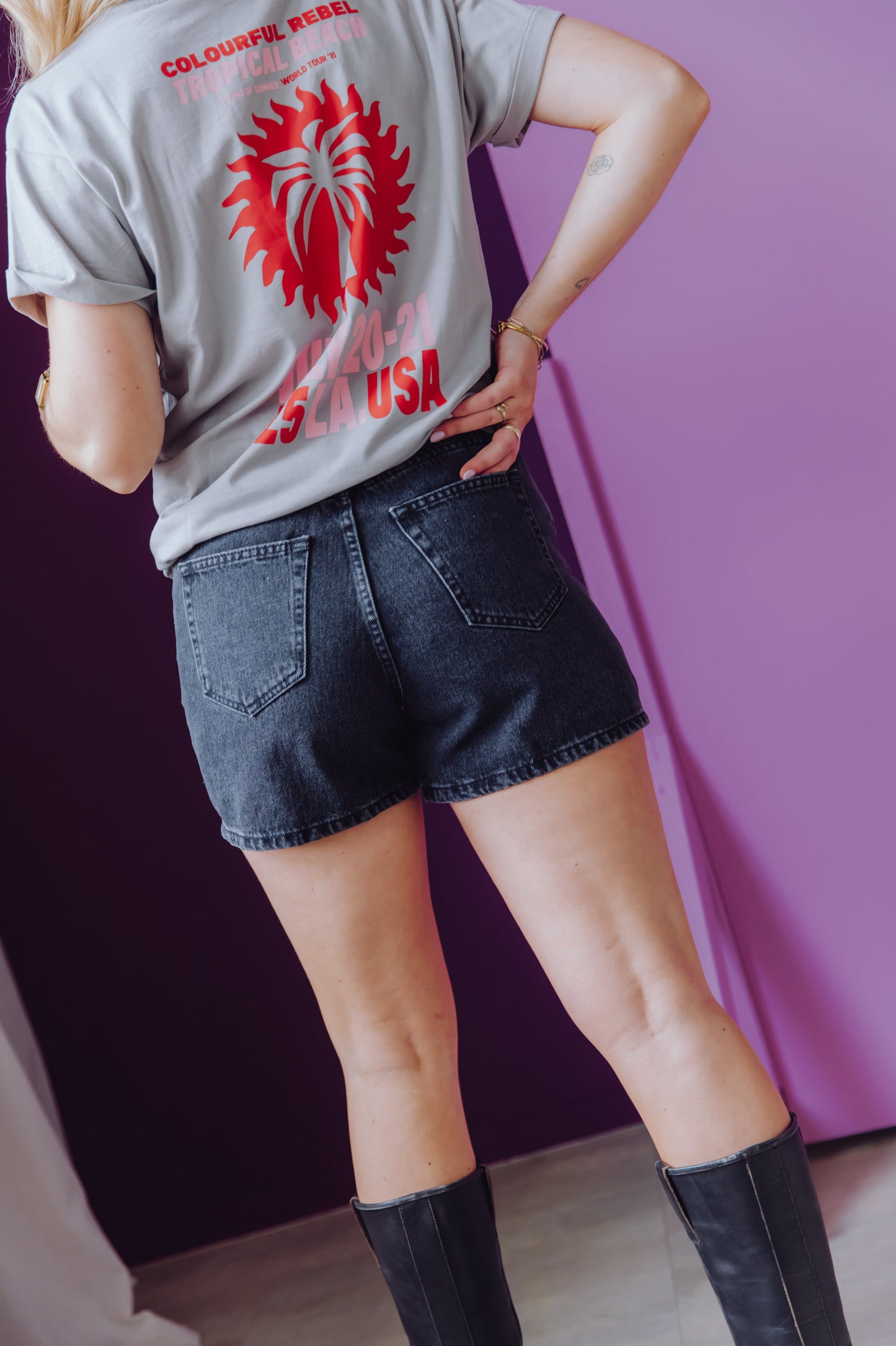Nora Shorts - Retro Black