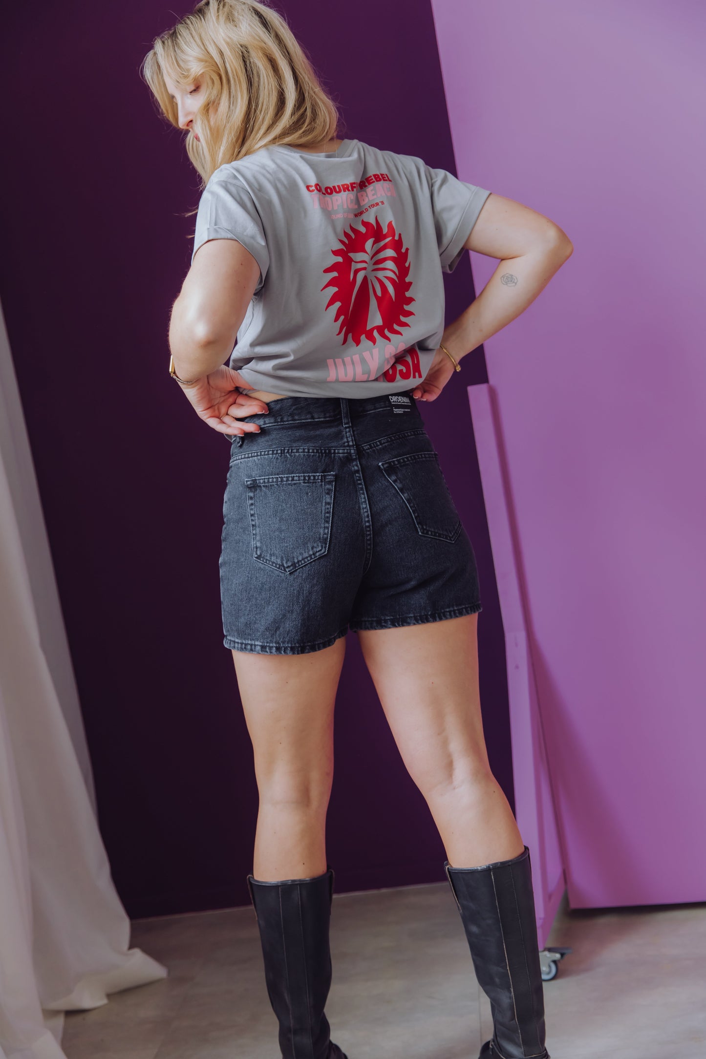 Nora Shorts - Retro Black