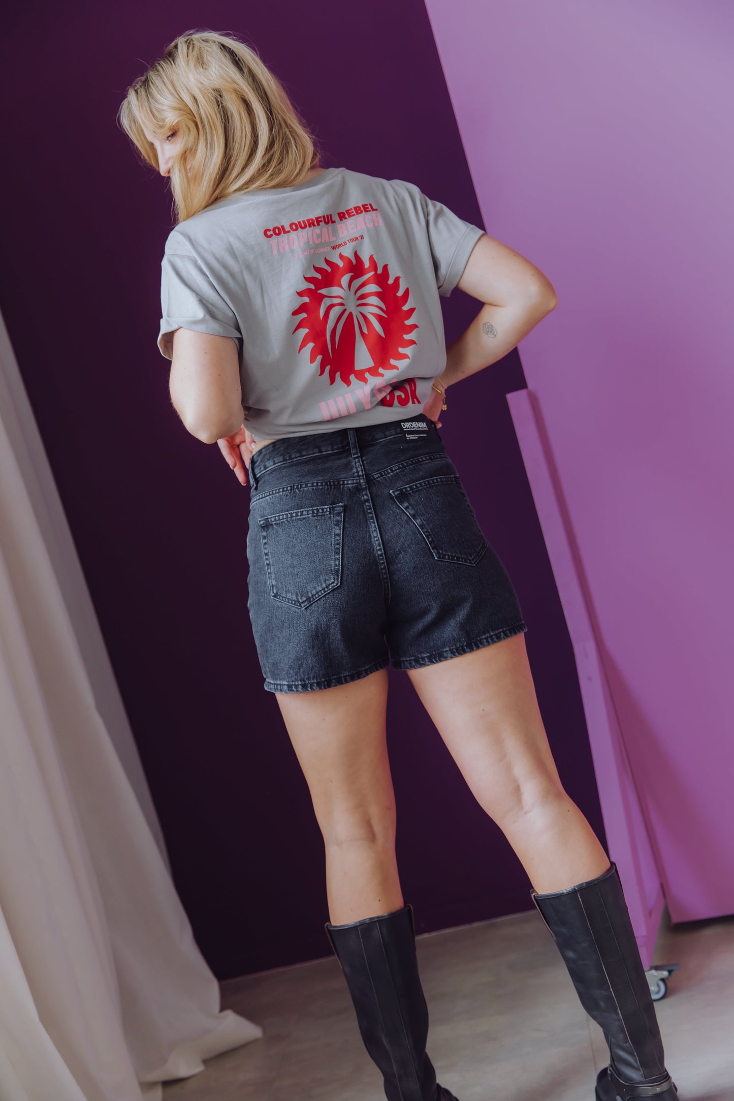 Nora Shorts - Retro Black