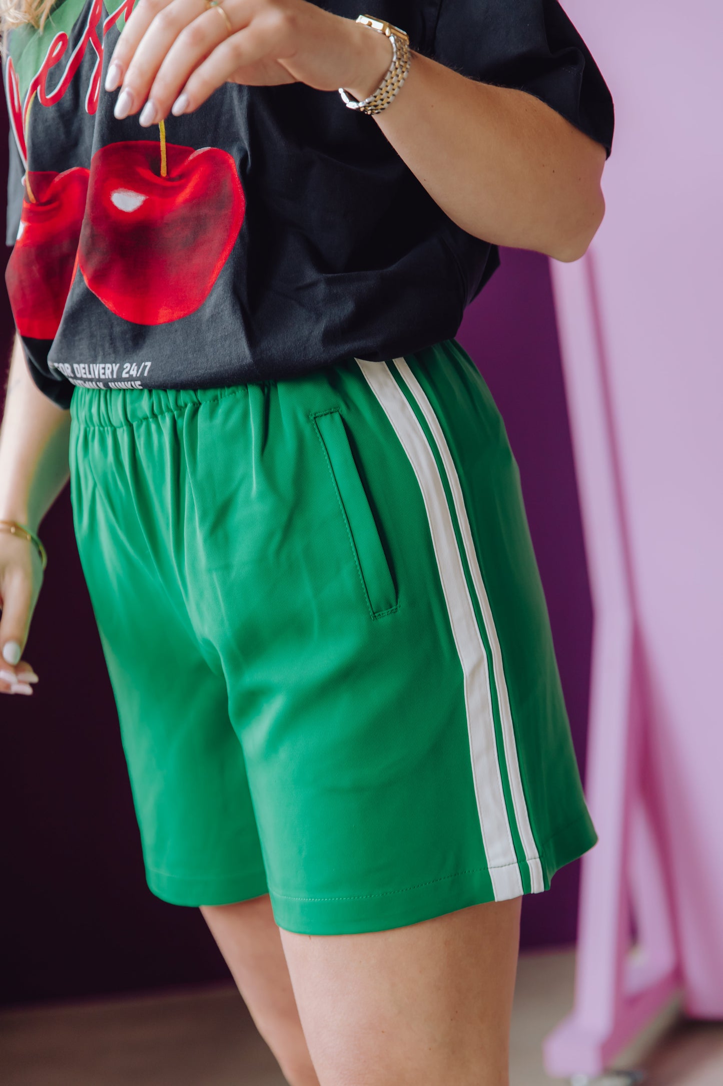 Tracksuit Shorts - Verdant Green