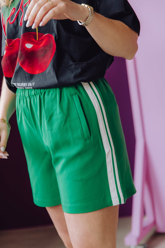 Tracksuit Shorts - Verdant Green