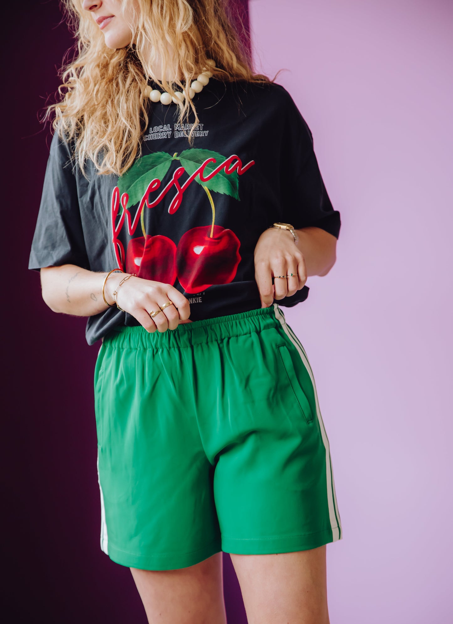 Tracksuit Shorts - Verdant Green