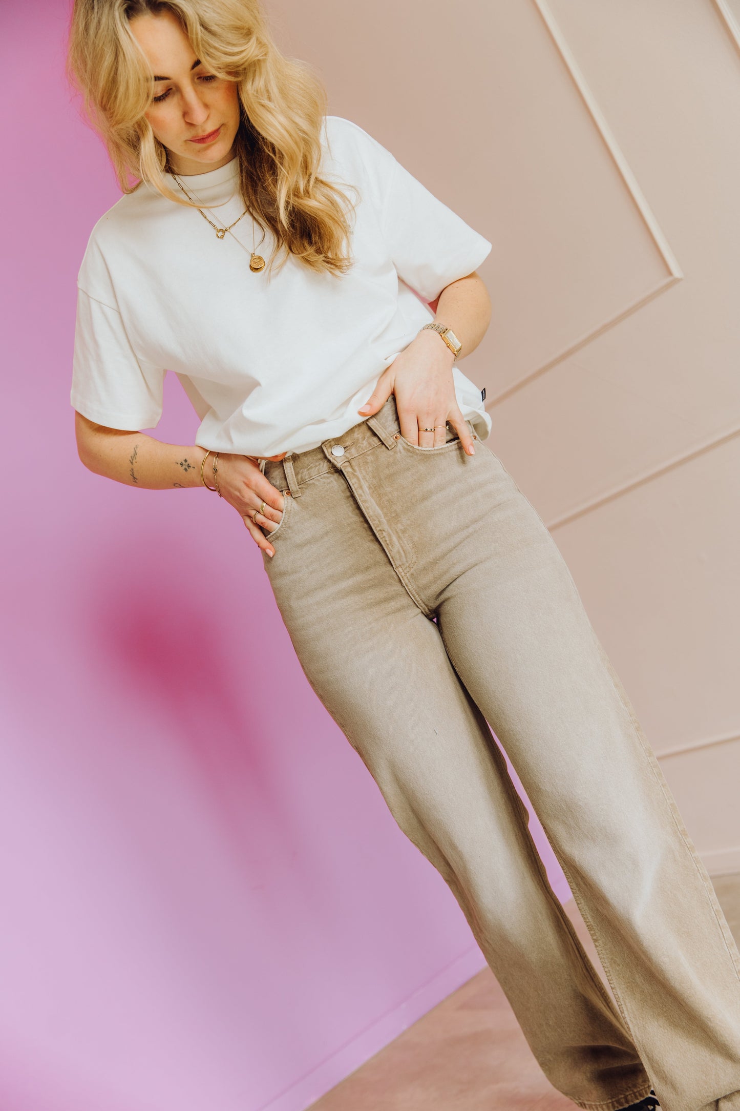 Echo Jeans - Washed Oak Used