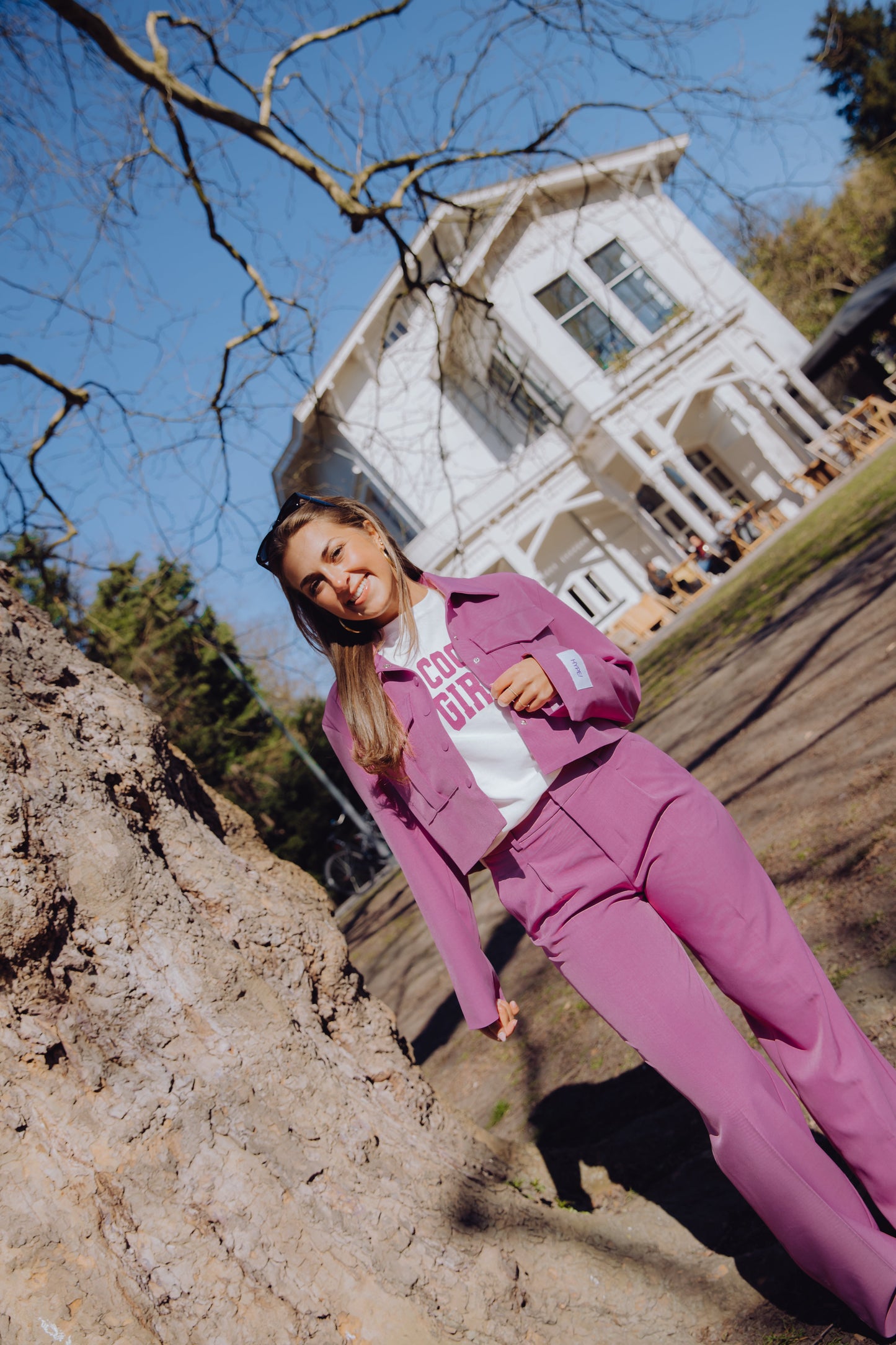 Kiona Pantalon - Magenta