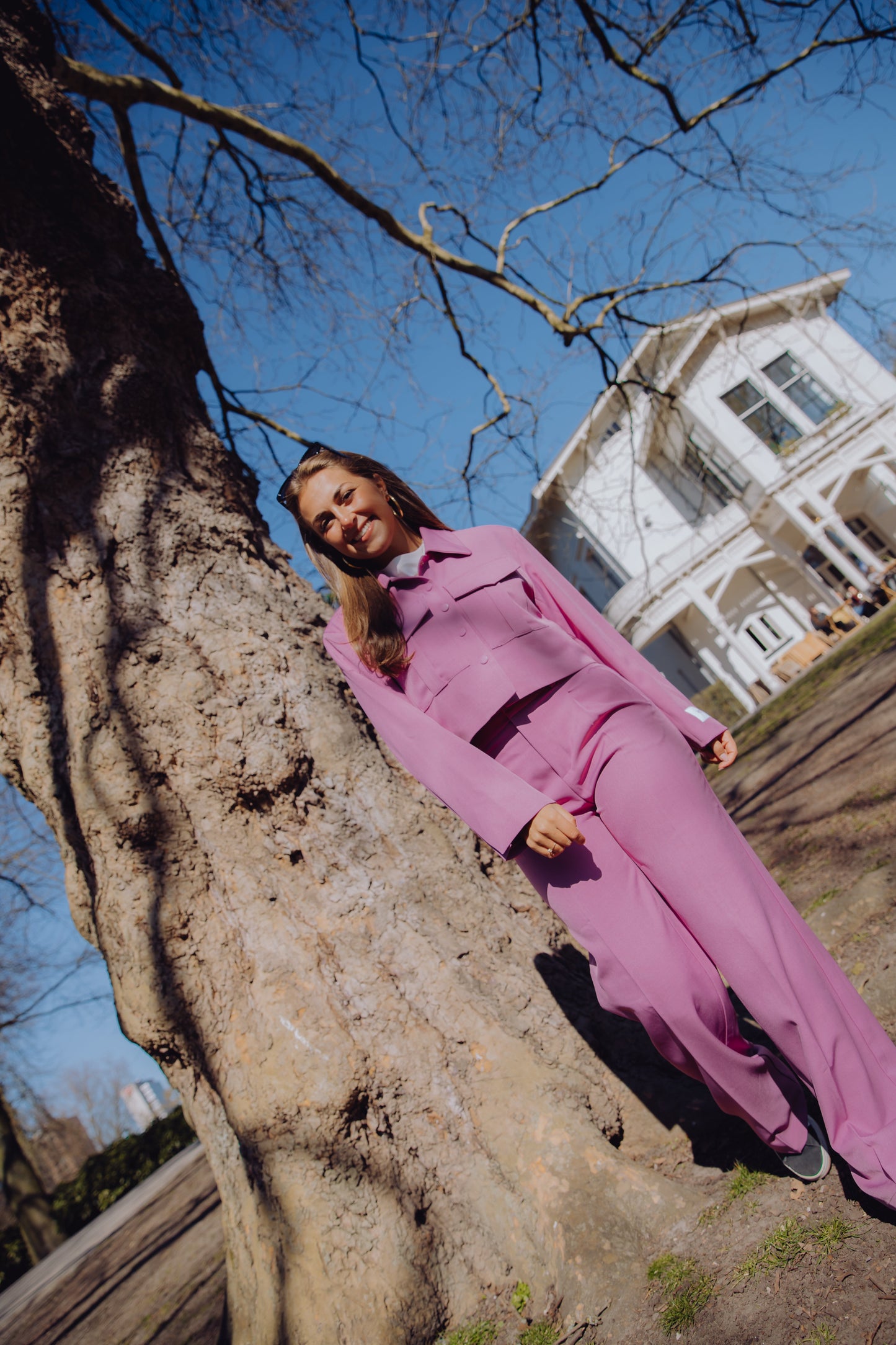 Kiona Pantalon - Magenta