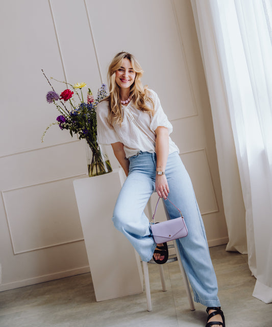 MSCHJosephine Rue Pants - Light Blue Wash