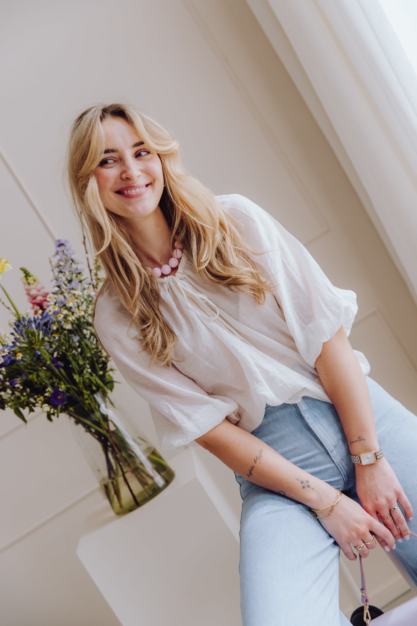 MSCHJosephine Rue Pants - Light Blue Wash