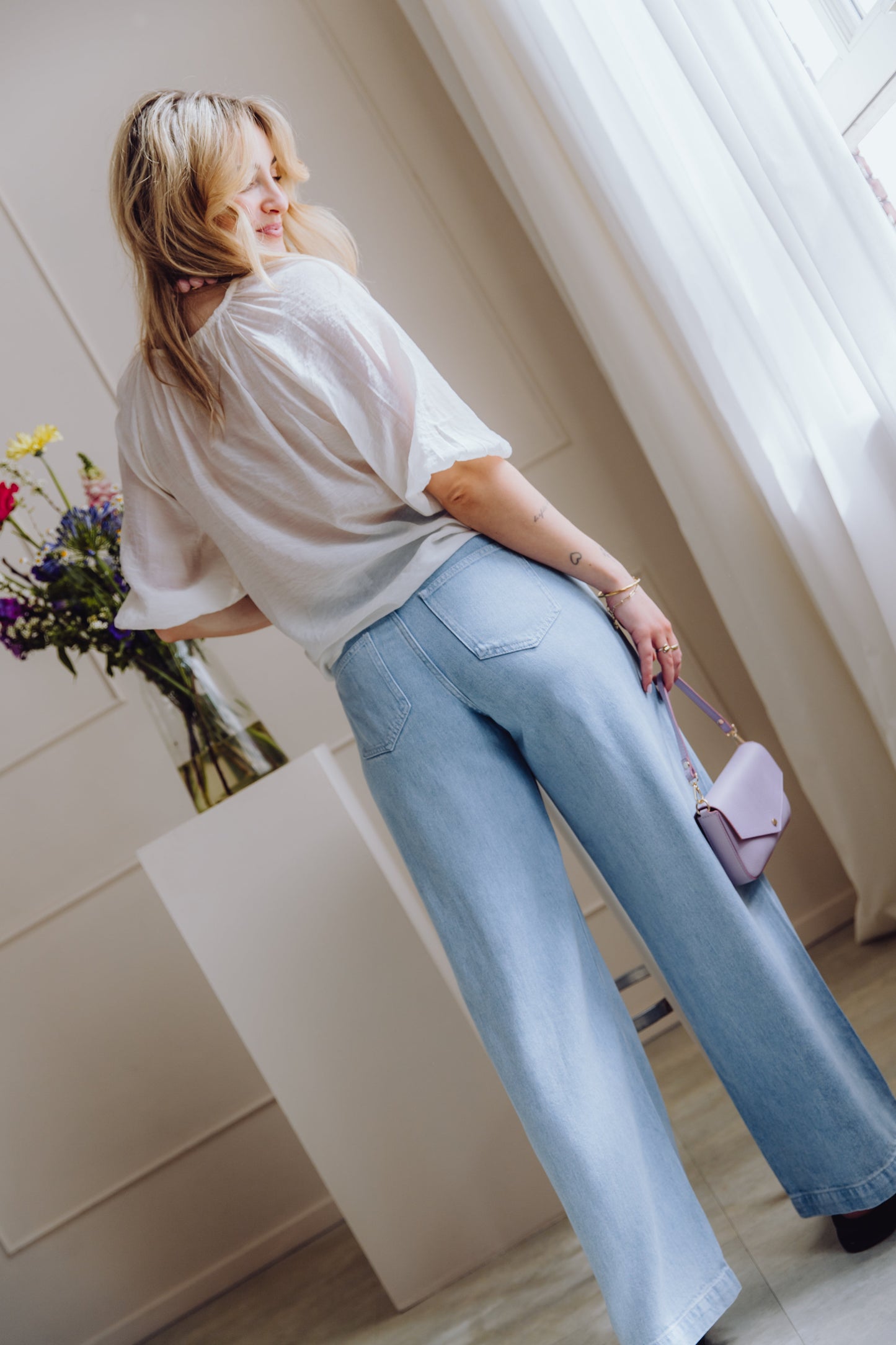 MSCHJosephine Rue Pants - Light Blue Wash