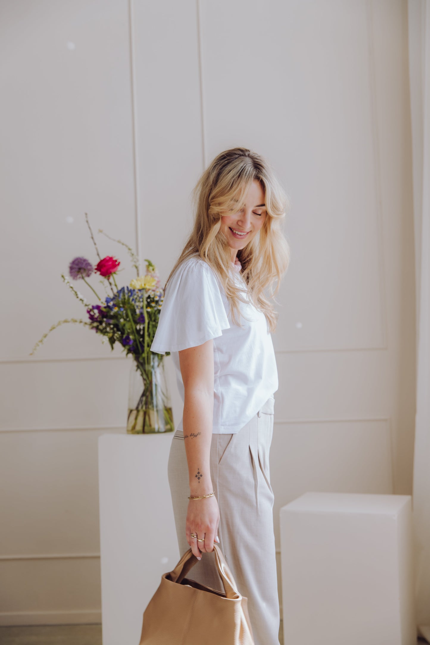 MSCHMirabelle Michelle Pleat Pants - Peyote