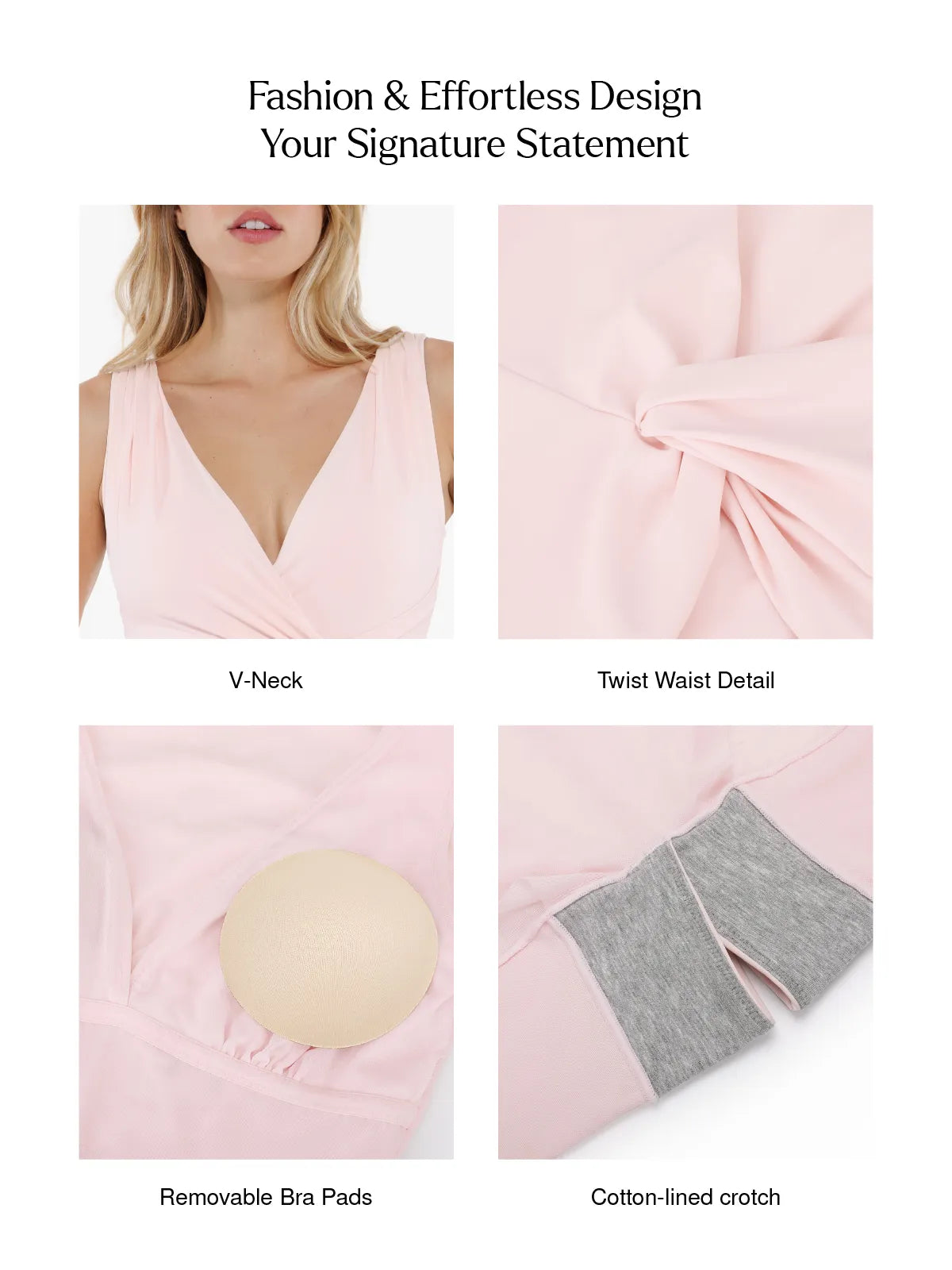 Shapewear Deep V-Neck Bias Twist Sculpting Mini Dress