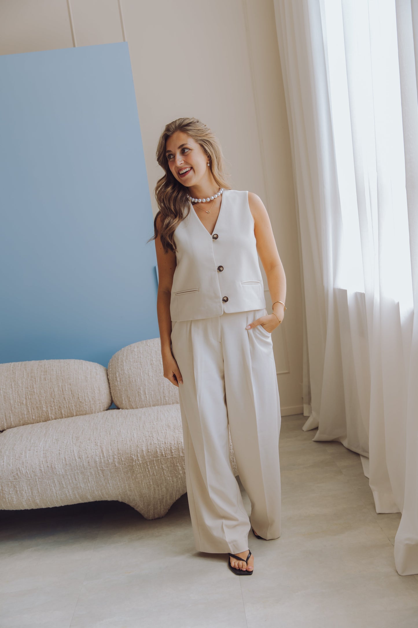 MSCHRosina Michelle HW Pants - Beige