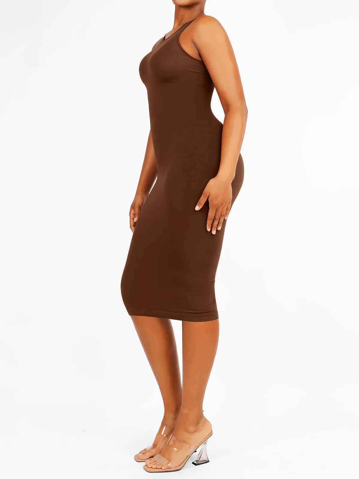 Shapewear Eco-Friendly Sculpting Seamless Midi Dress Set