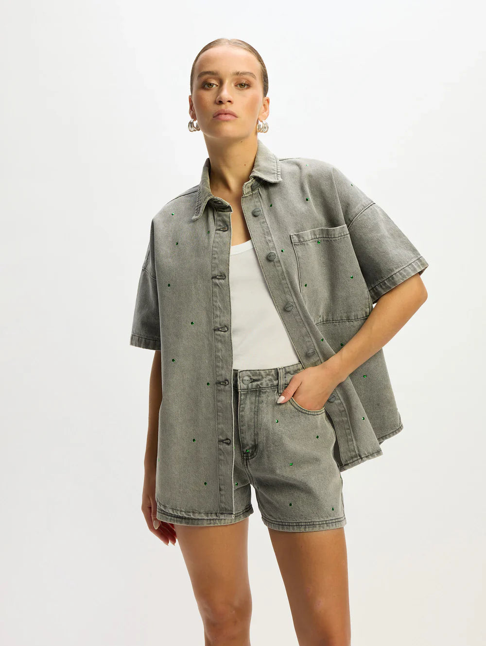 Zaar Short - Mid Grey