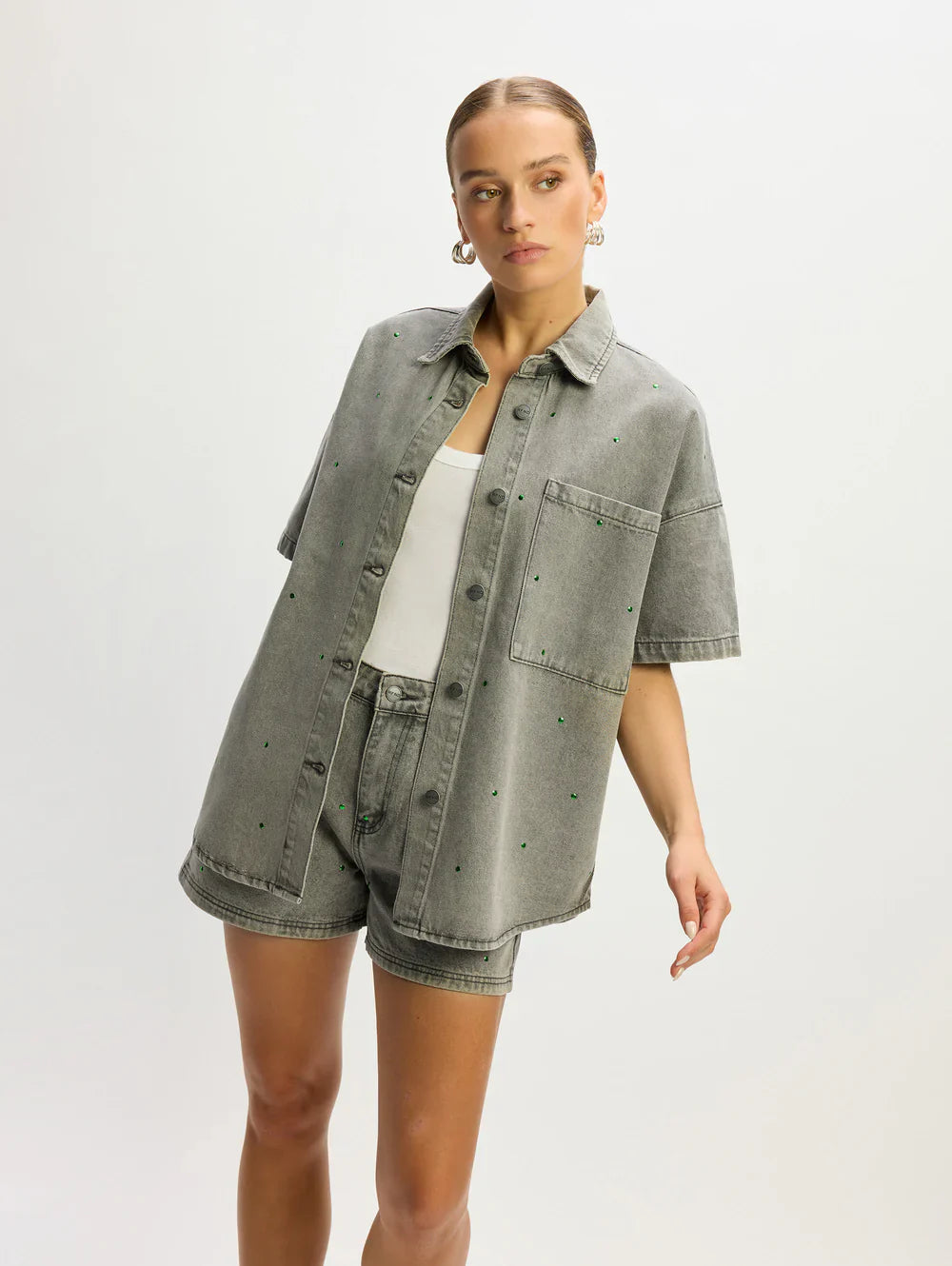 Zaar Short - Mid Grey