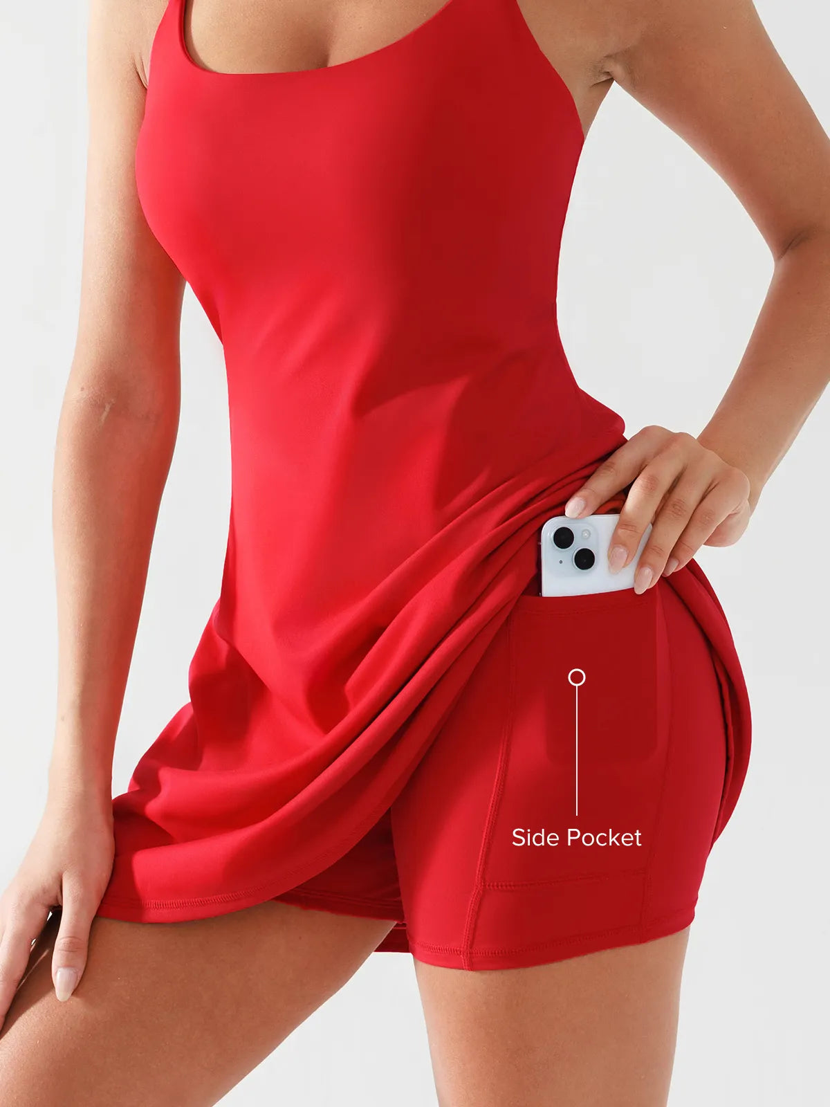 BRXL A-Line Cross-Back Tennis Dress