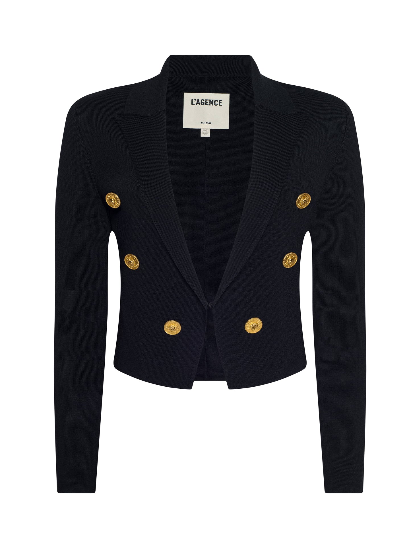 Elio Cropped Knit Blazer
