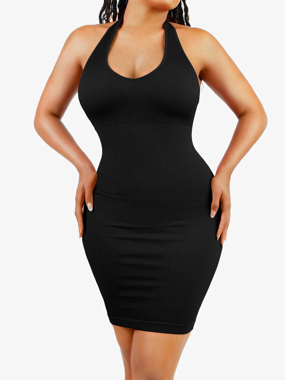 Shapewear Sleeveless Sculpting Seamless Dress Set