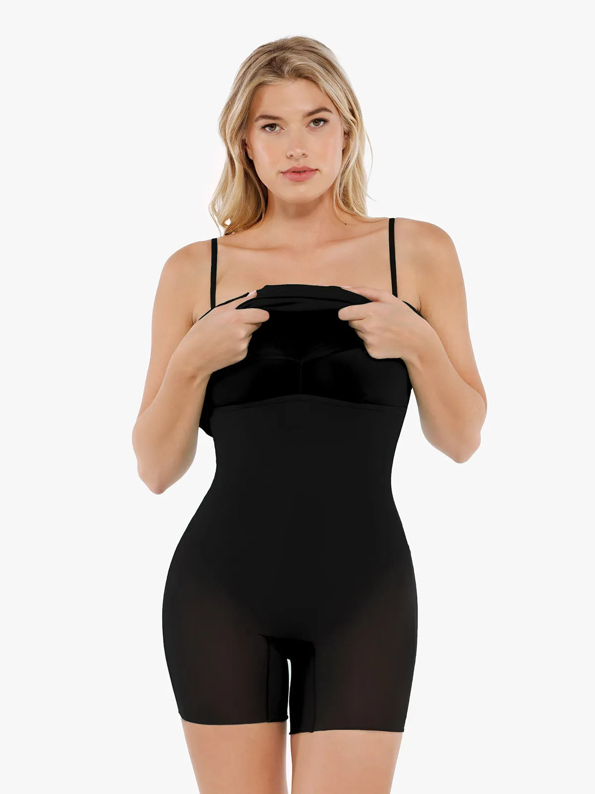 Shapewear Ruched Bias Twist Tummy Control Maxi Dress