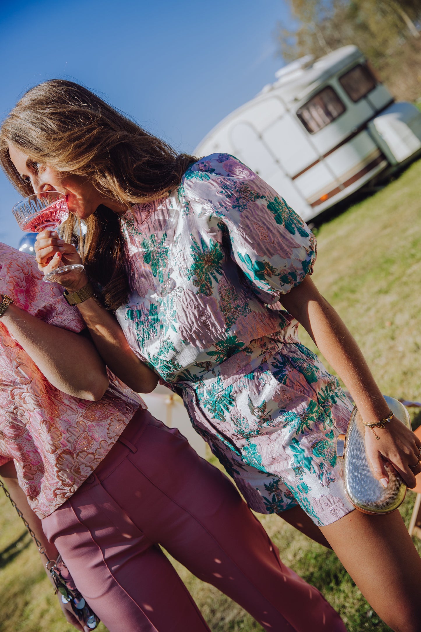 Nessa Short - Roze/Groen