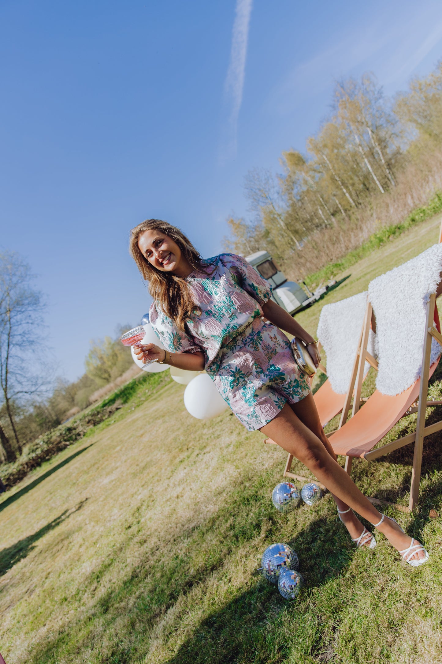 Nessa Short - Roze/Groen