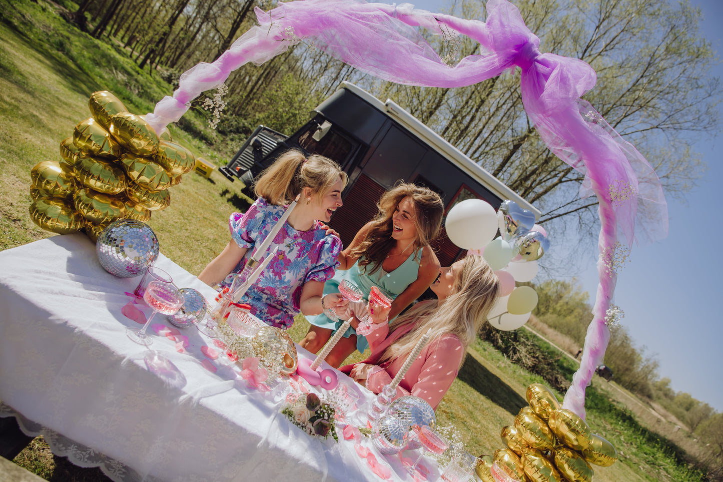 Nessa Short - Paars/Blauw