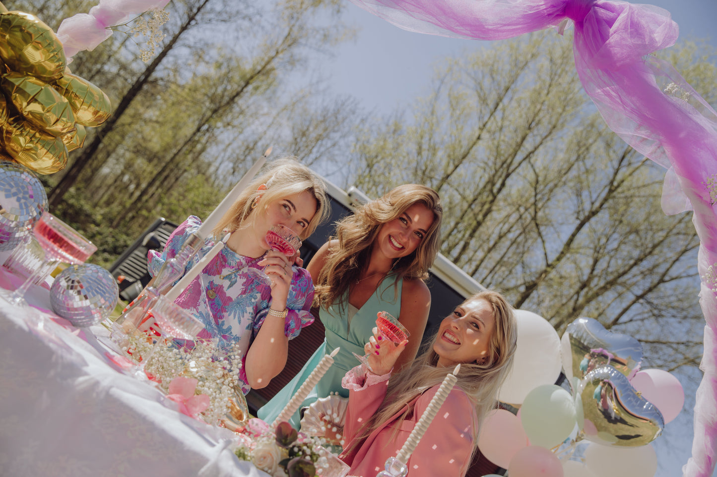 Nessa Short - Paars/Blauw