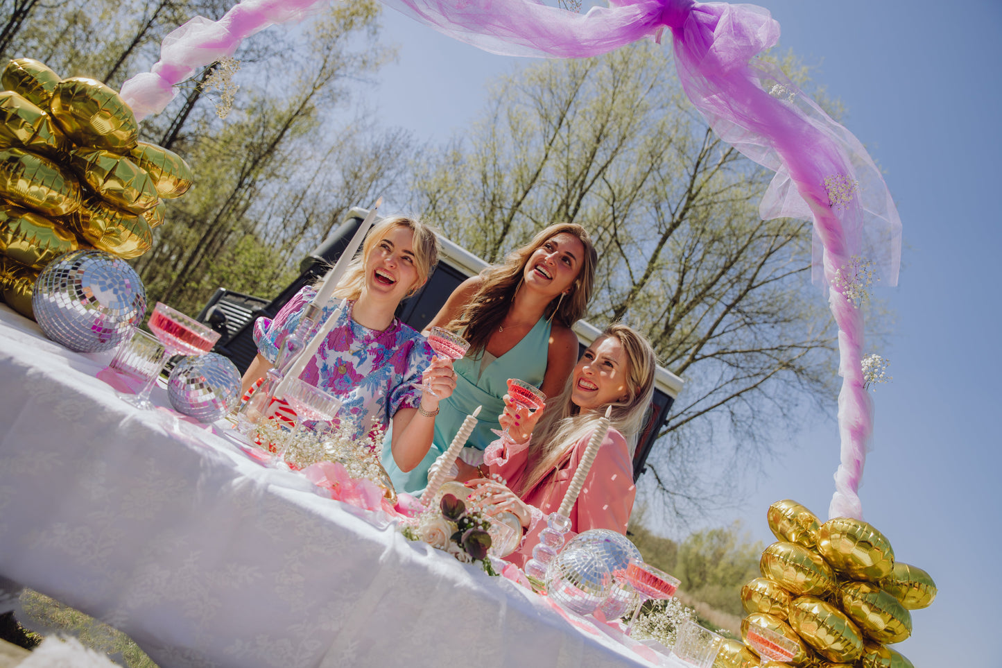 Nessa Short - Paars/Blauw