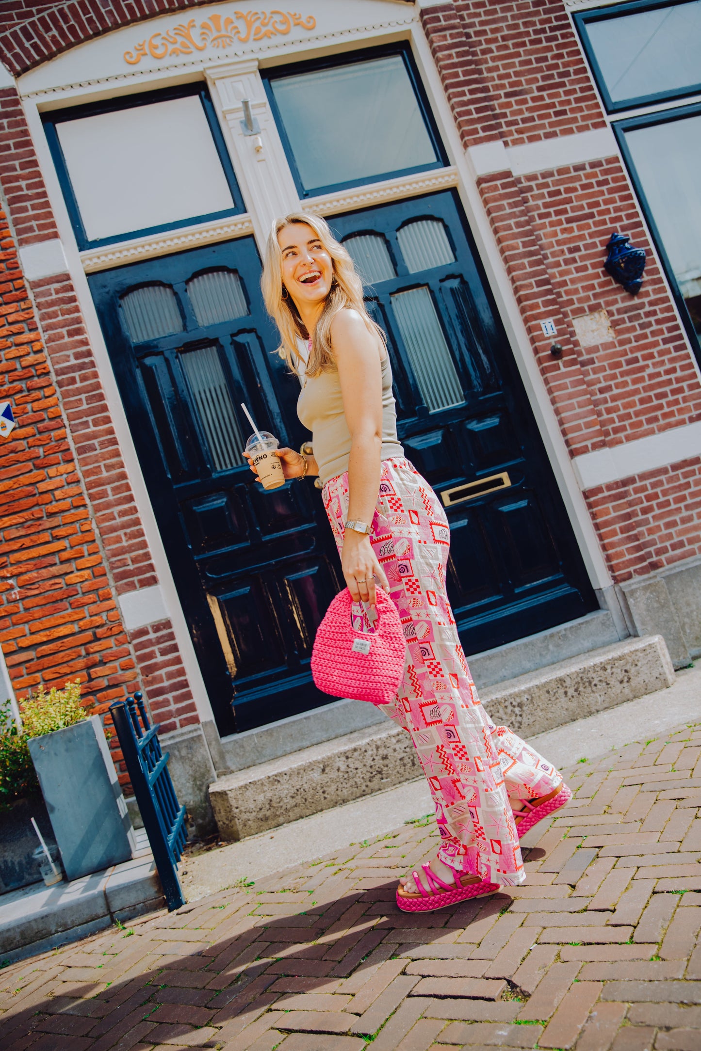 Signature Pants - Roze