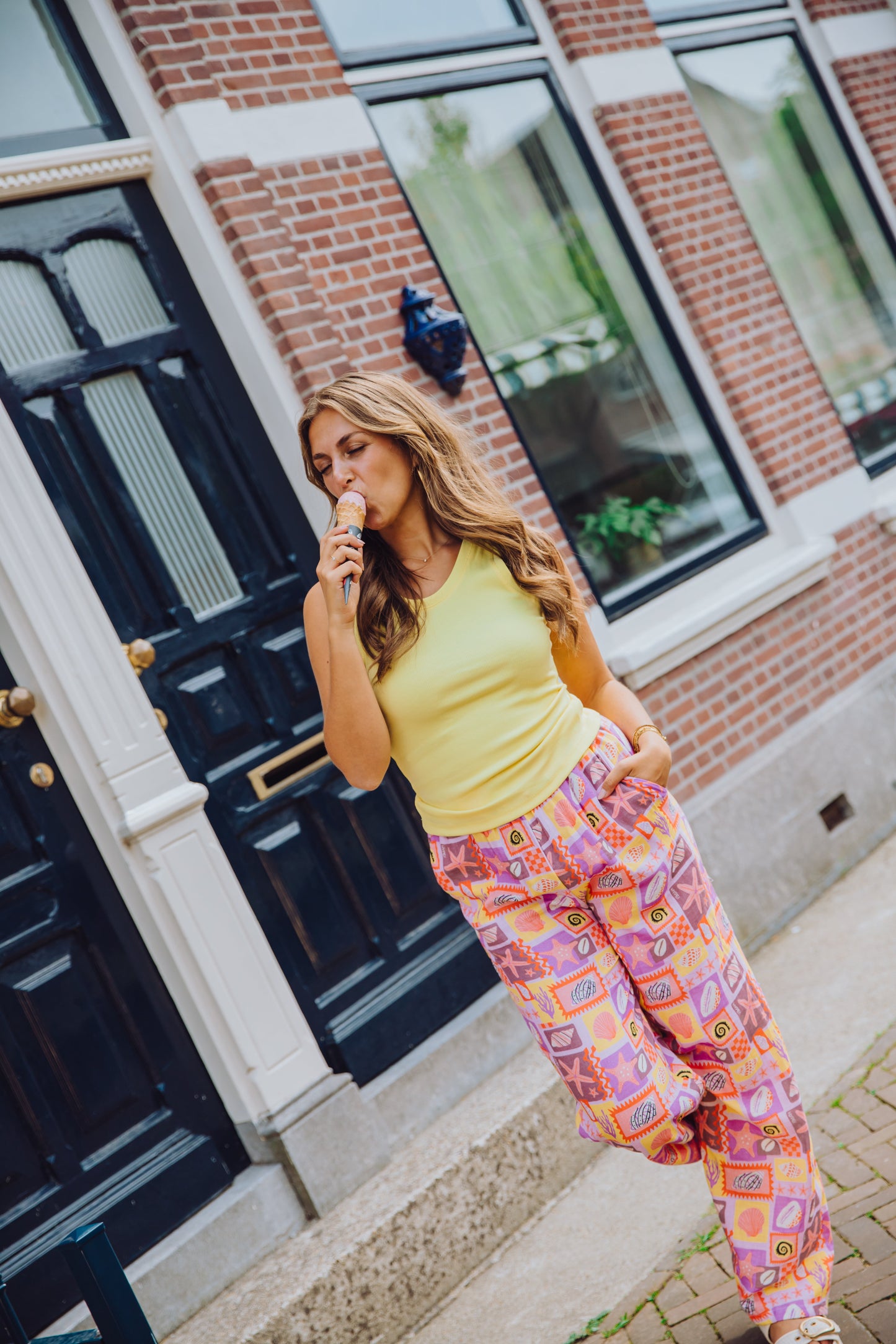 Signature Pants - Geel