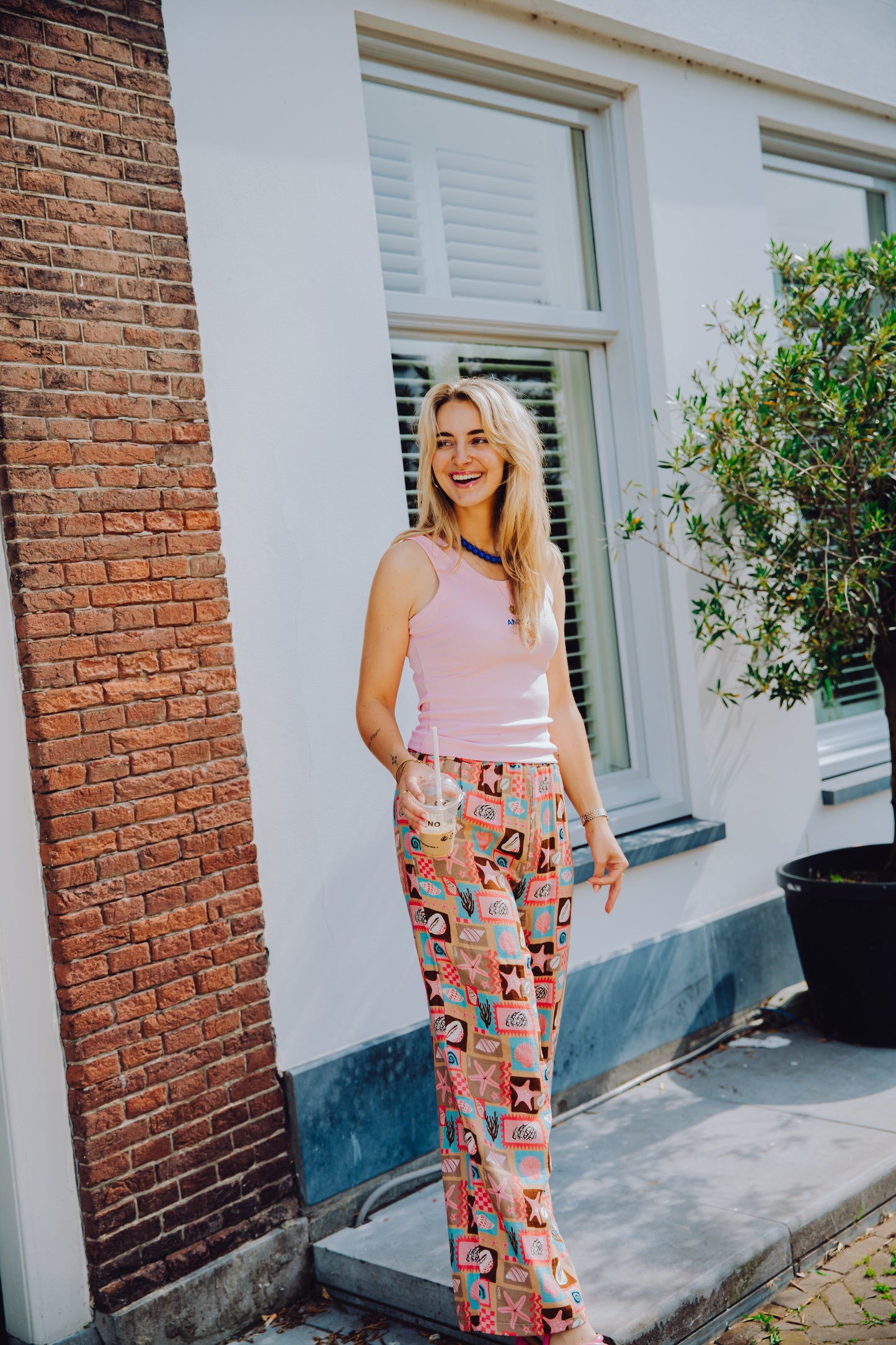 Signature Pants - Blauw