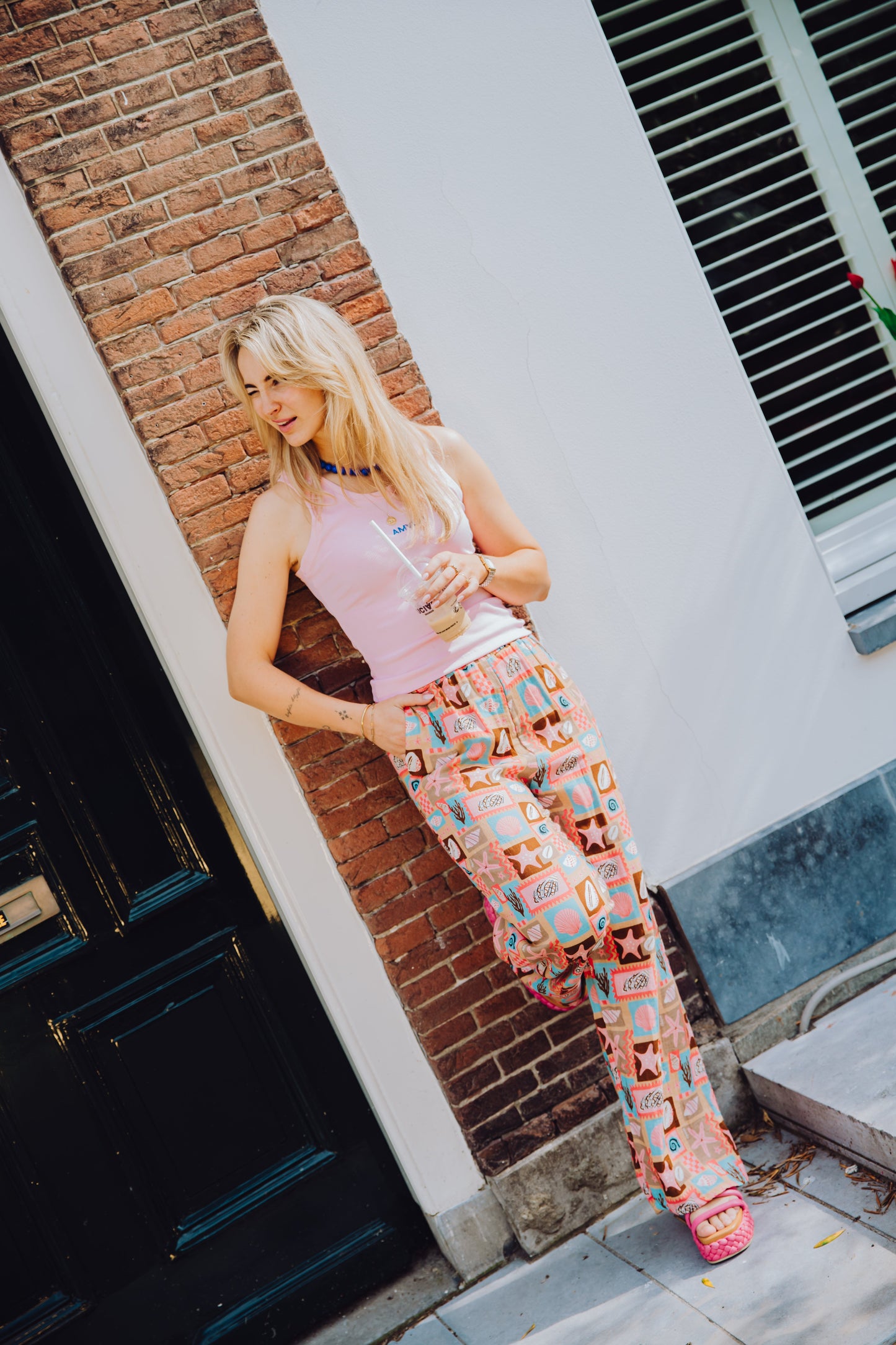 Signature Pants - Blauw