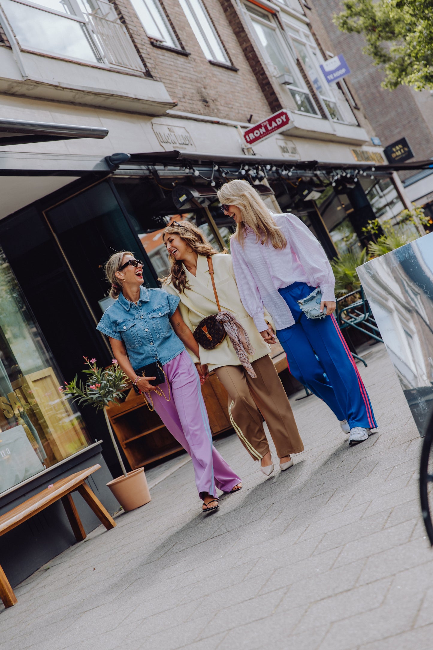 Stripe Pants - Blauw