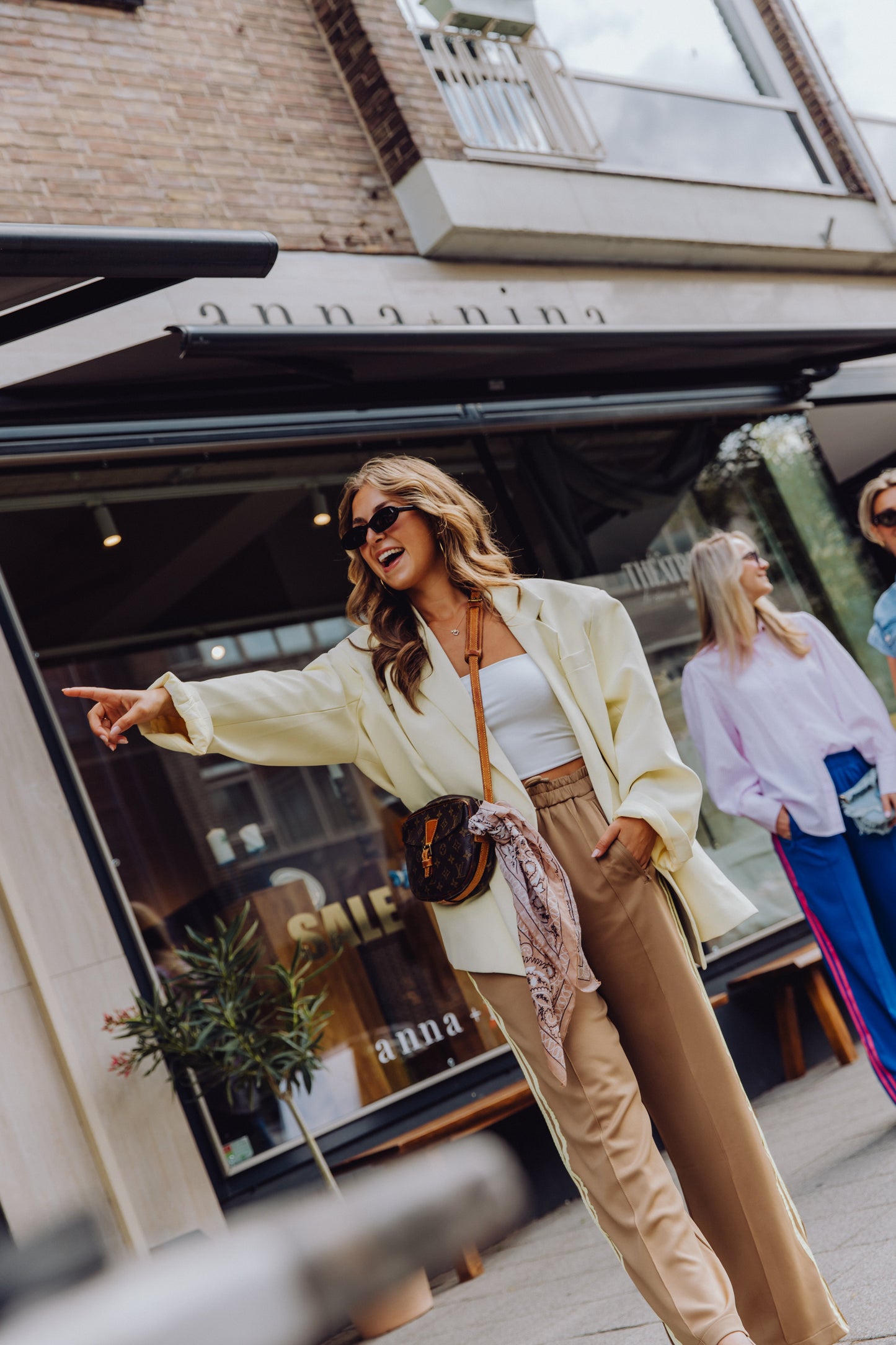 Stripe Pants - Khaki