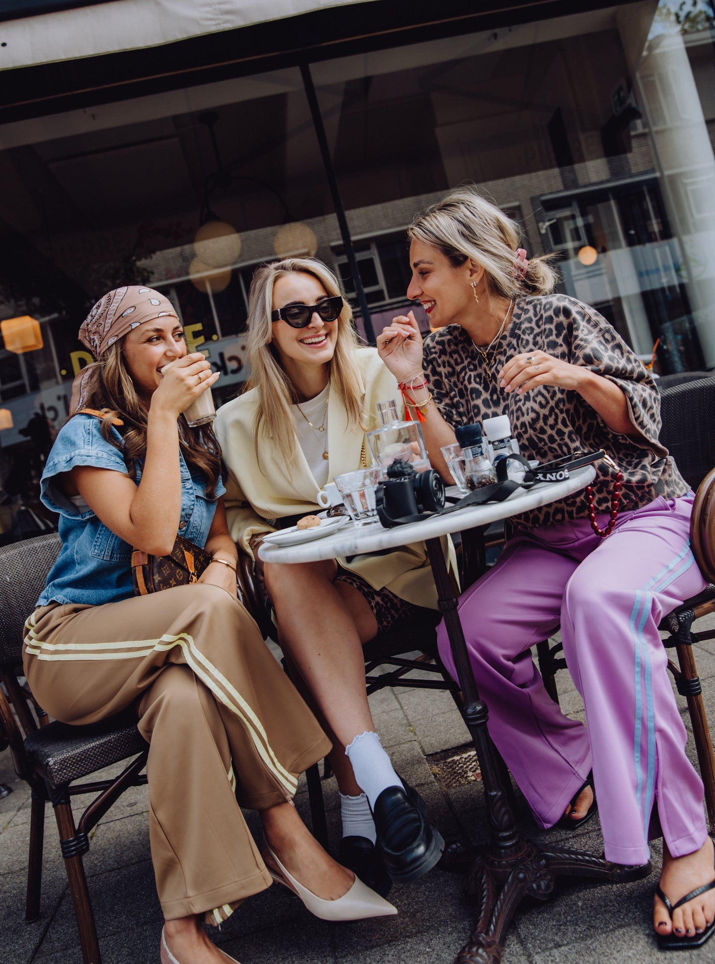 Stripe Pants - Khaki