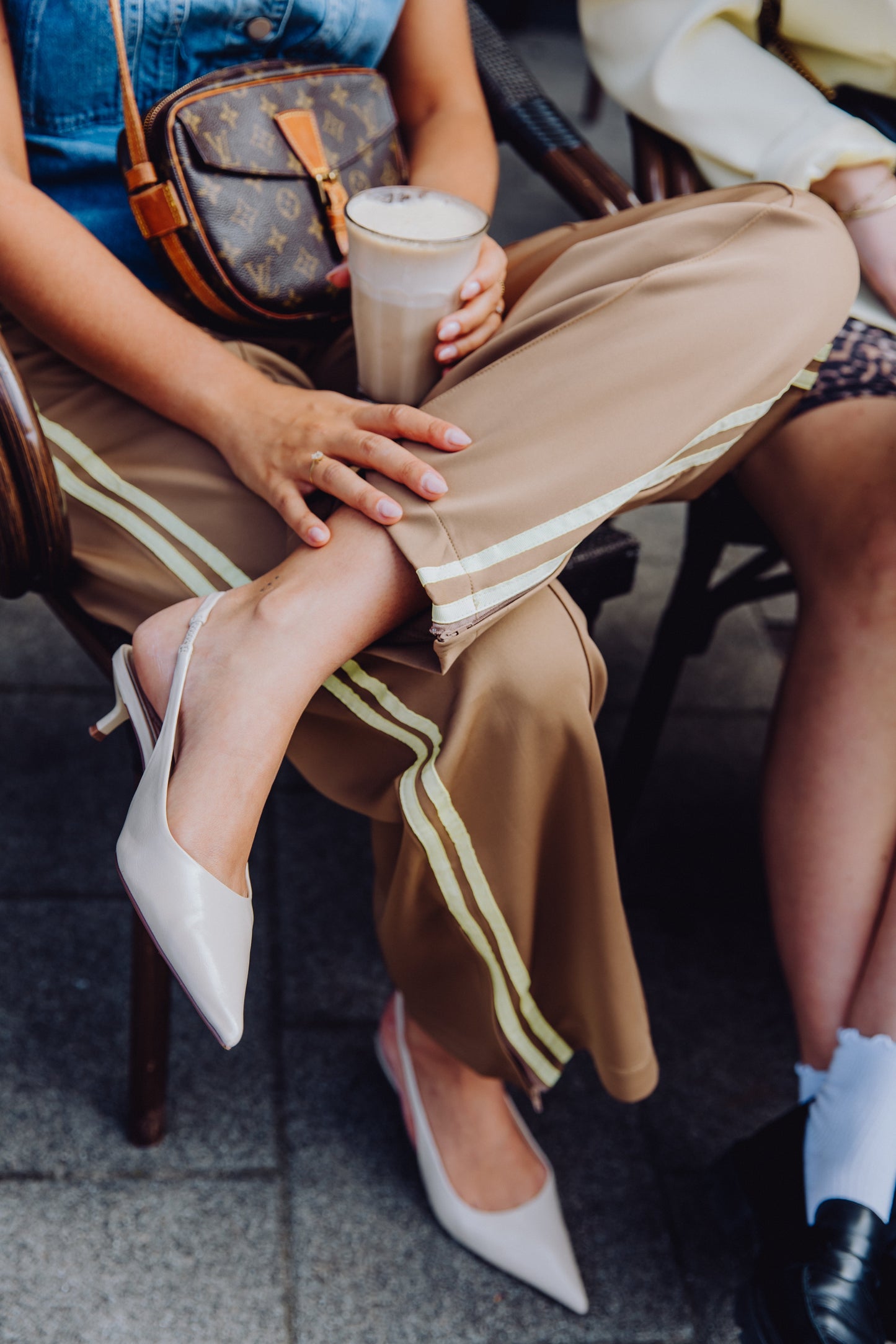 Stripe Pants - Khaki