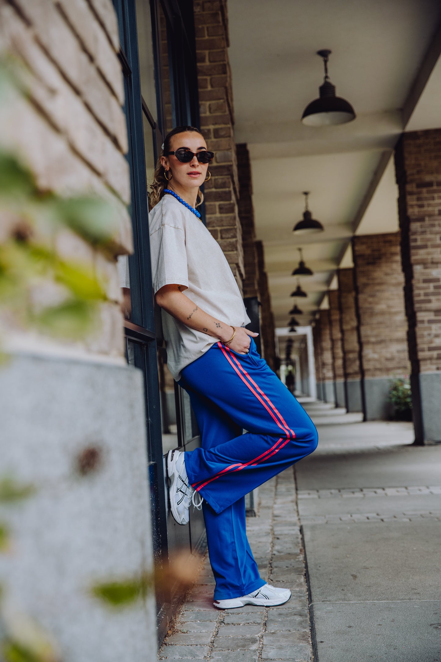 Stripe Pants - Blauw