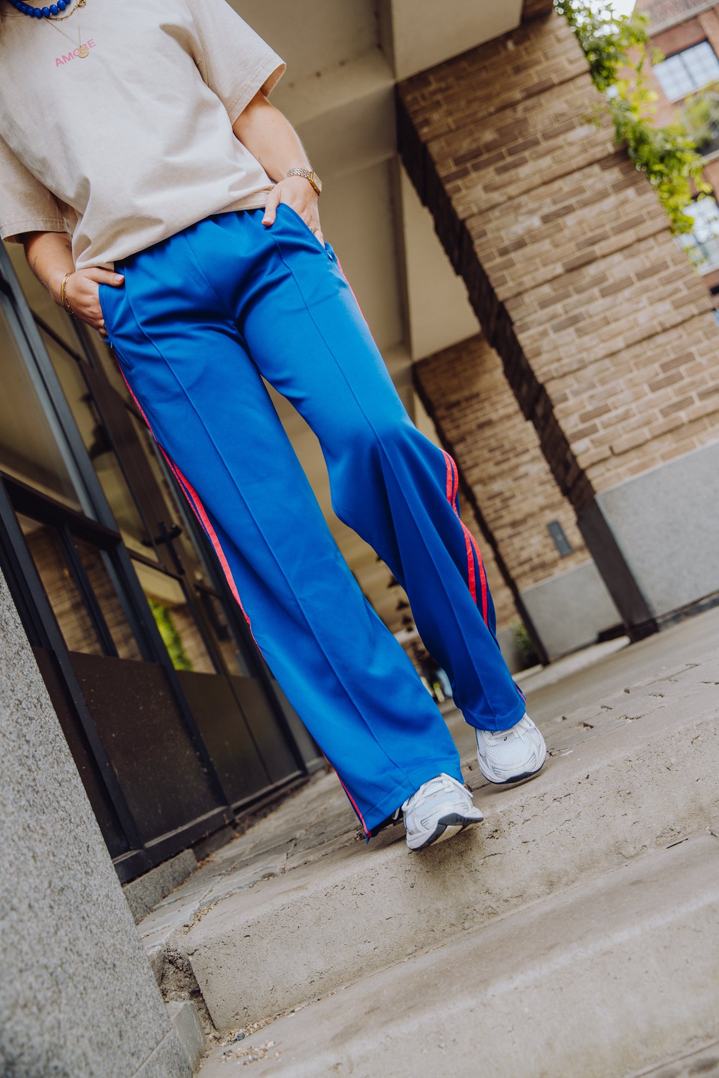 Stripe Pants - Blauw