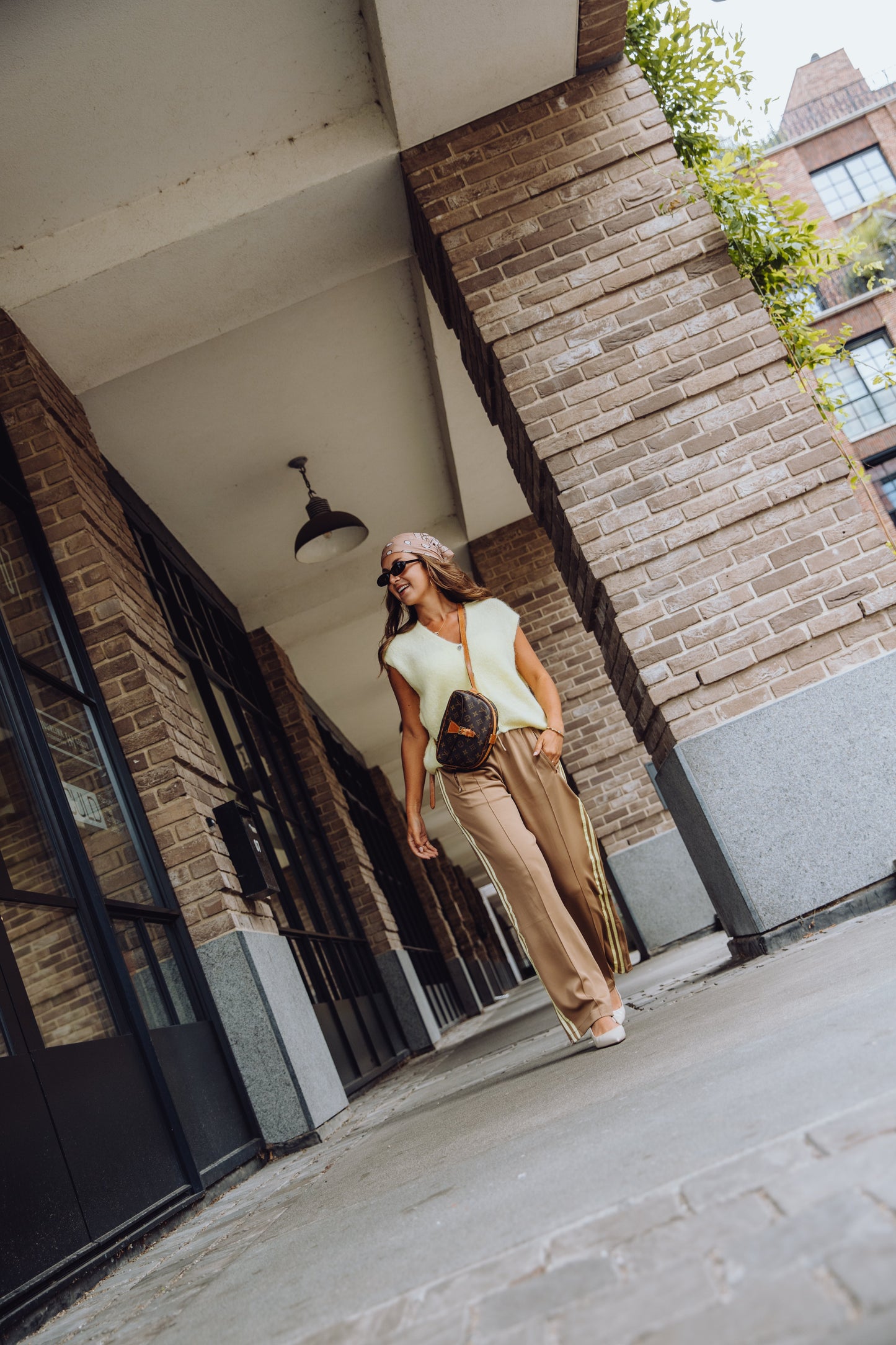 Stripe Pants - Khaki