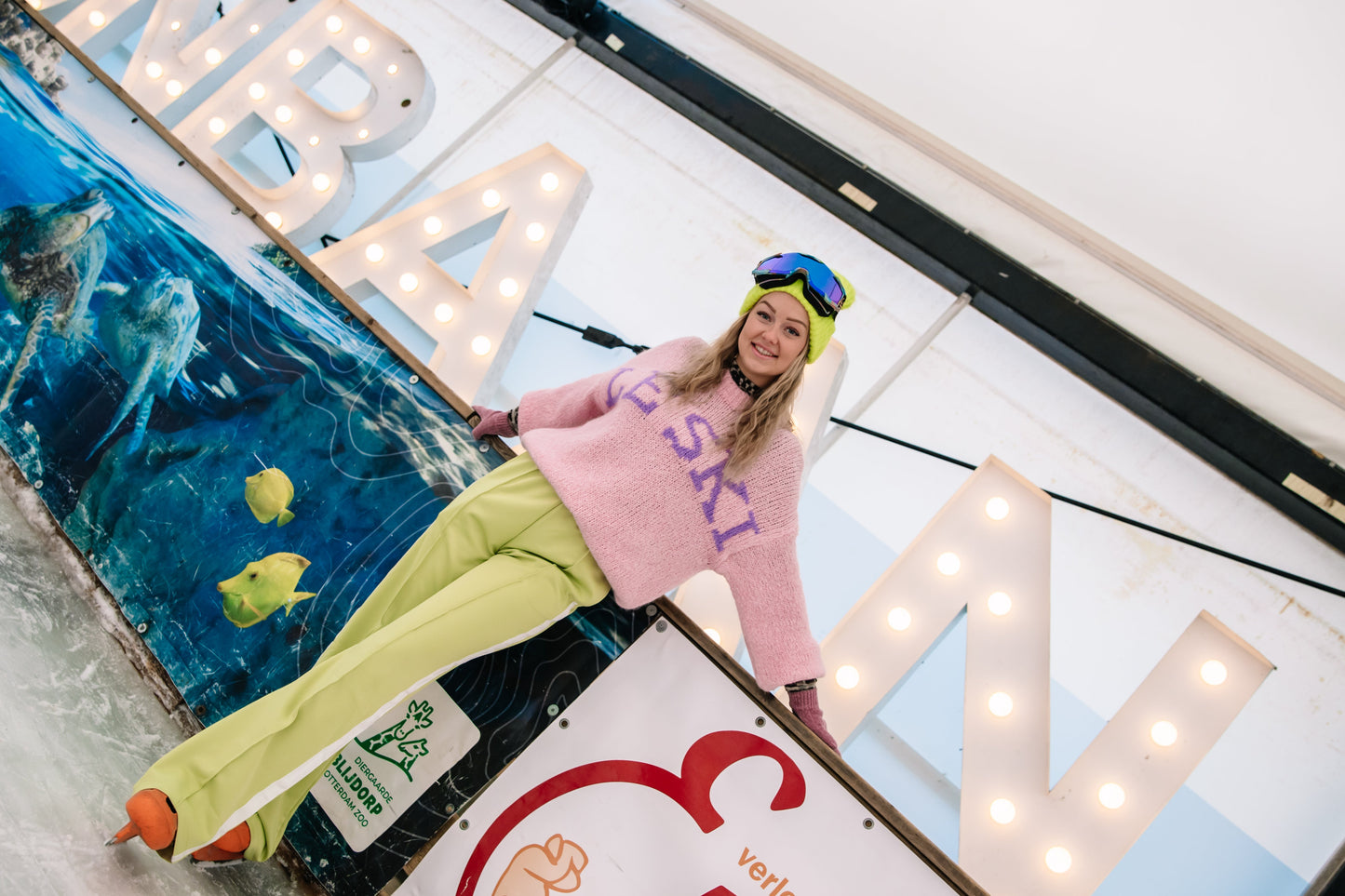 Unna Pants - Lime Green