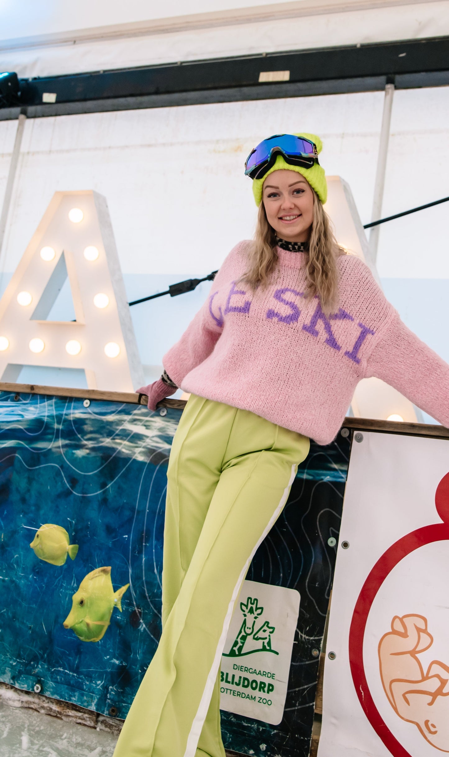 Unna Pants - Lime Green