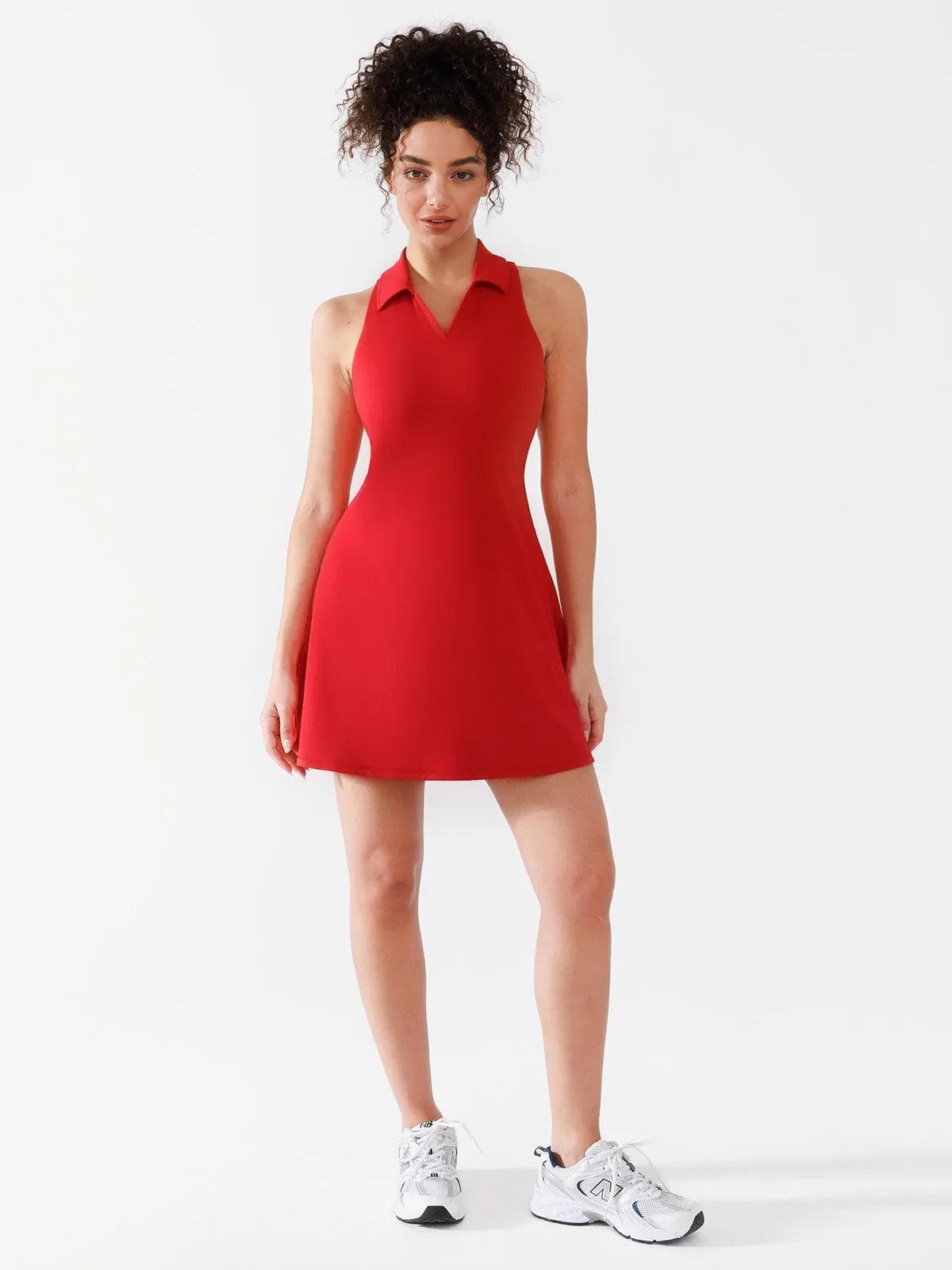 BRXL Workout Polo Collar Tennis Golf Dress