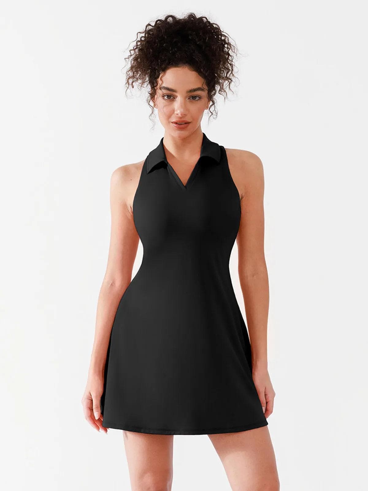 BRXL Workout Polo Collar Tennis Golf Dress