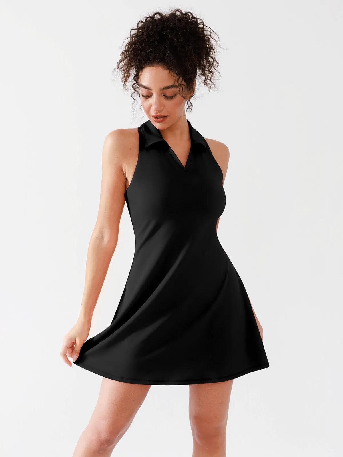 BRXL Workout Polo Collar Tennis Golf Dress