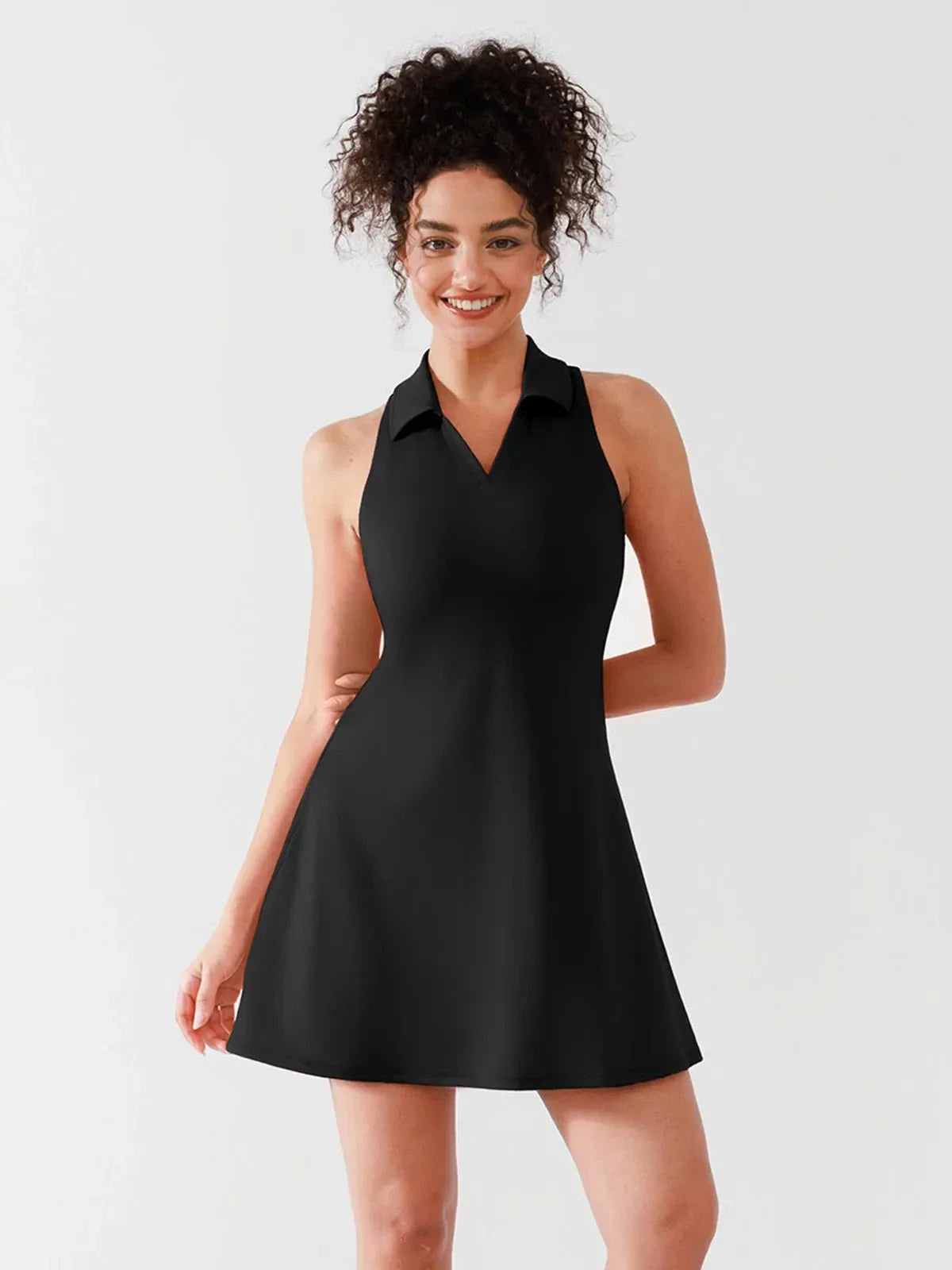 BRXL Workout Polo Collar Tennis Golf Dress